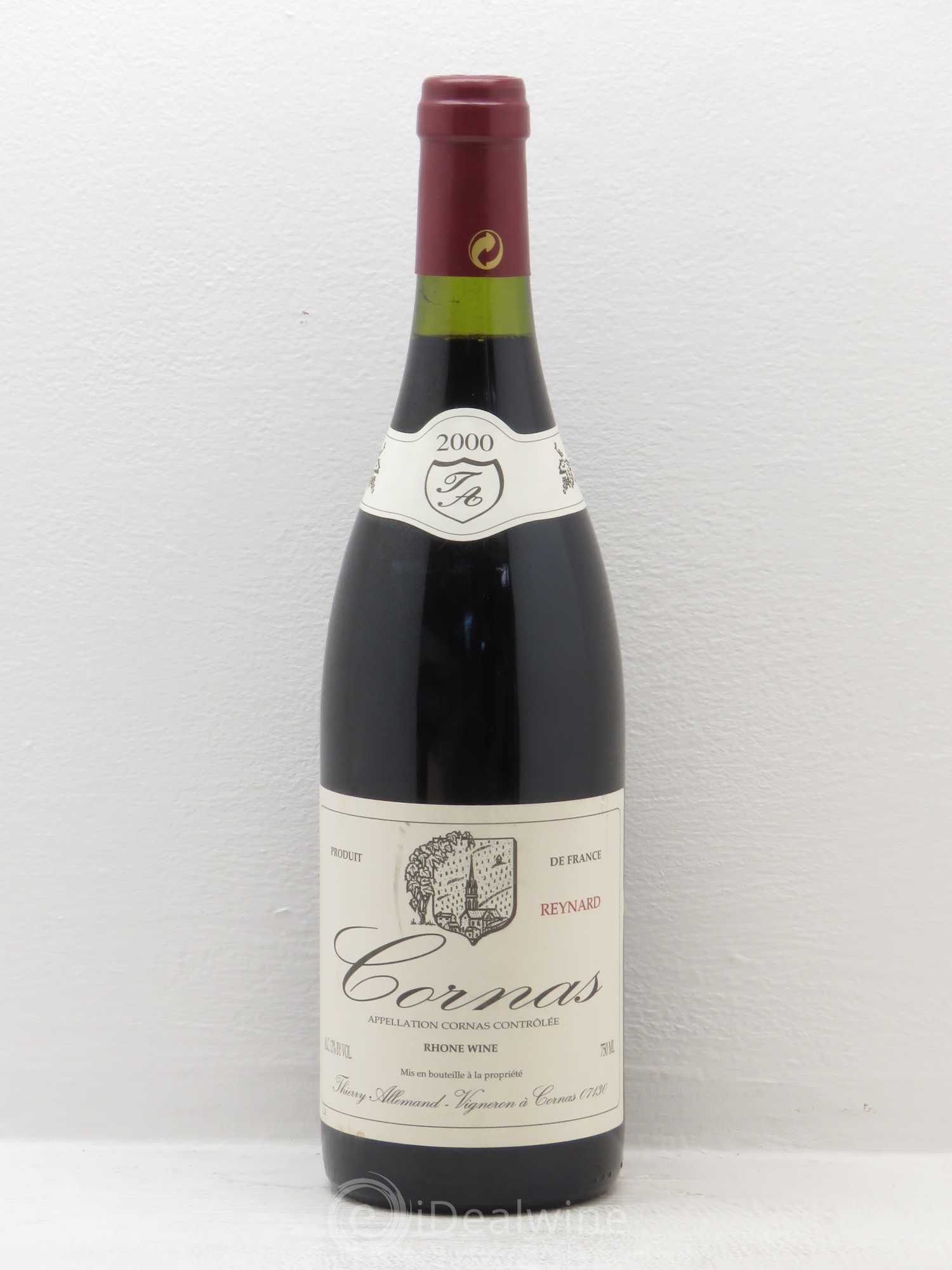 Cornas Reynard Thierry Allemand 2000 - Lot de 1 bouteille - 0