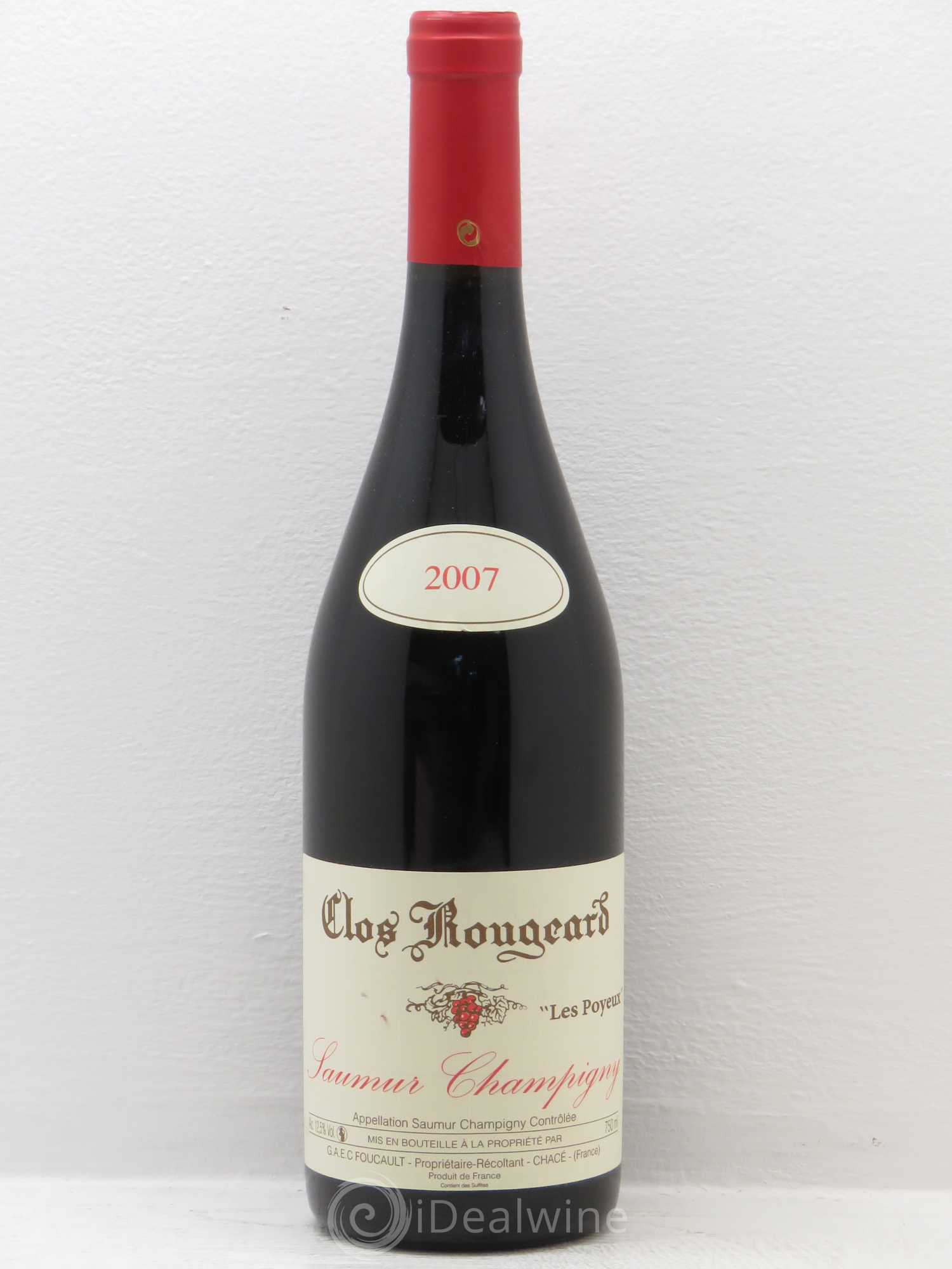 Saumur-Champigny Les Poyeux Clos Rougeard 2007 - Lot de 1 bouteille - 0