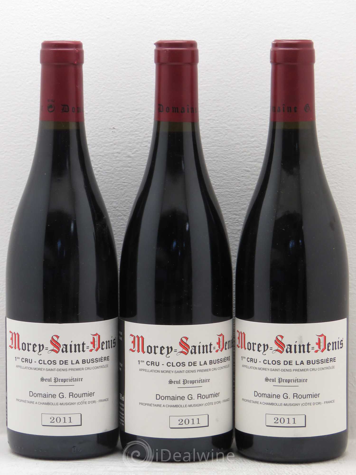 Morey-Saint-Denis 1er Cru Clos de la Bussière Georges Roumier (Domaine) 2011 - Lot de 3 bouteilles - 0