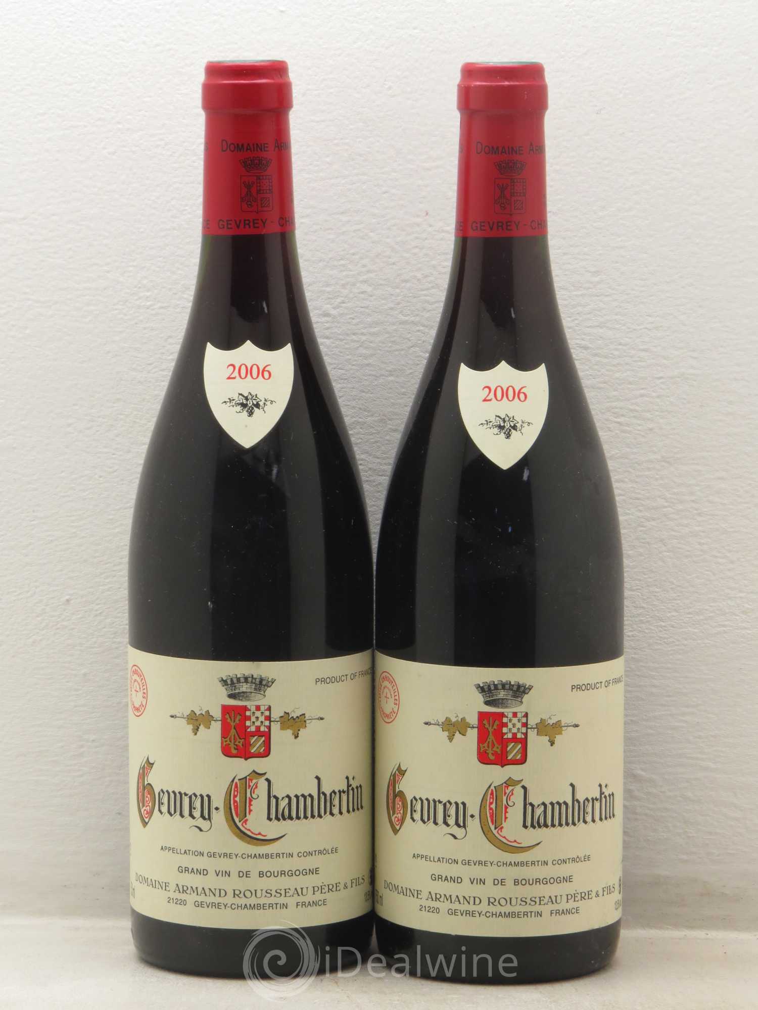 Gevrey-Chambertin Armand Rousseau (Domaine) 2006 - Posten von 2 Flaschen - 0