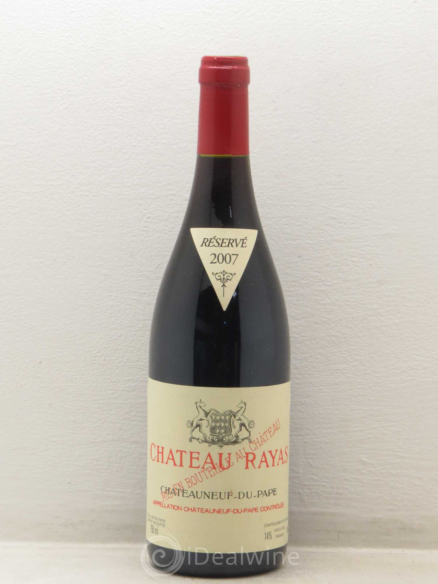Châteauneuf-du-Pape Château Rayas Emmanuel Reynaud 2007 - Lot de 1 bouteille - 0