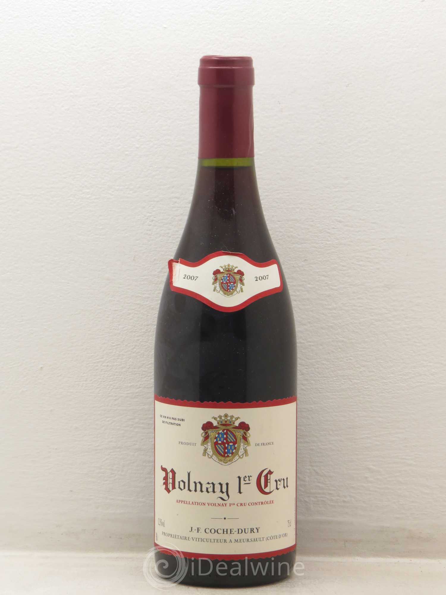 Volnay 1er Cru Coche Dury (Domaine) 2007 - Lot de 1 bouteille - 0