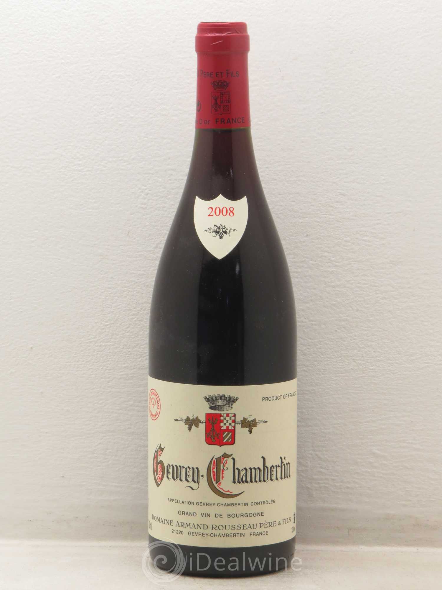 Gevrey-Chambertin Armand Rousseau (Domaine) 2008 - Posten von 1 Flasche - 0