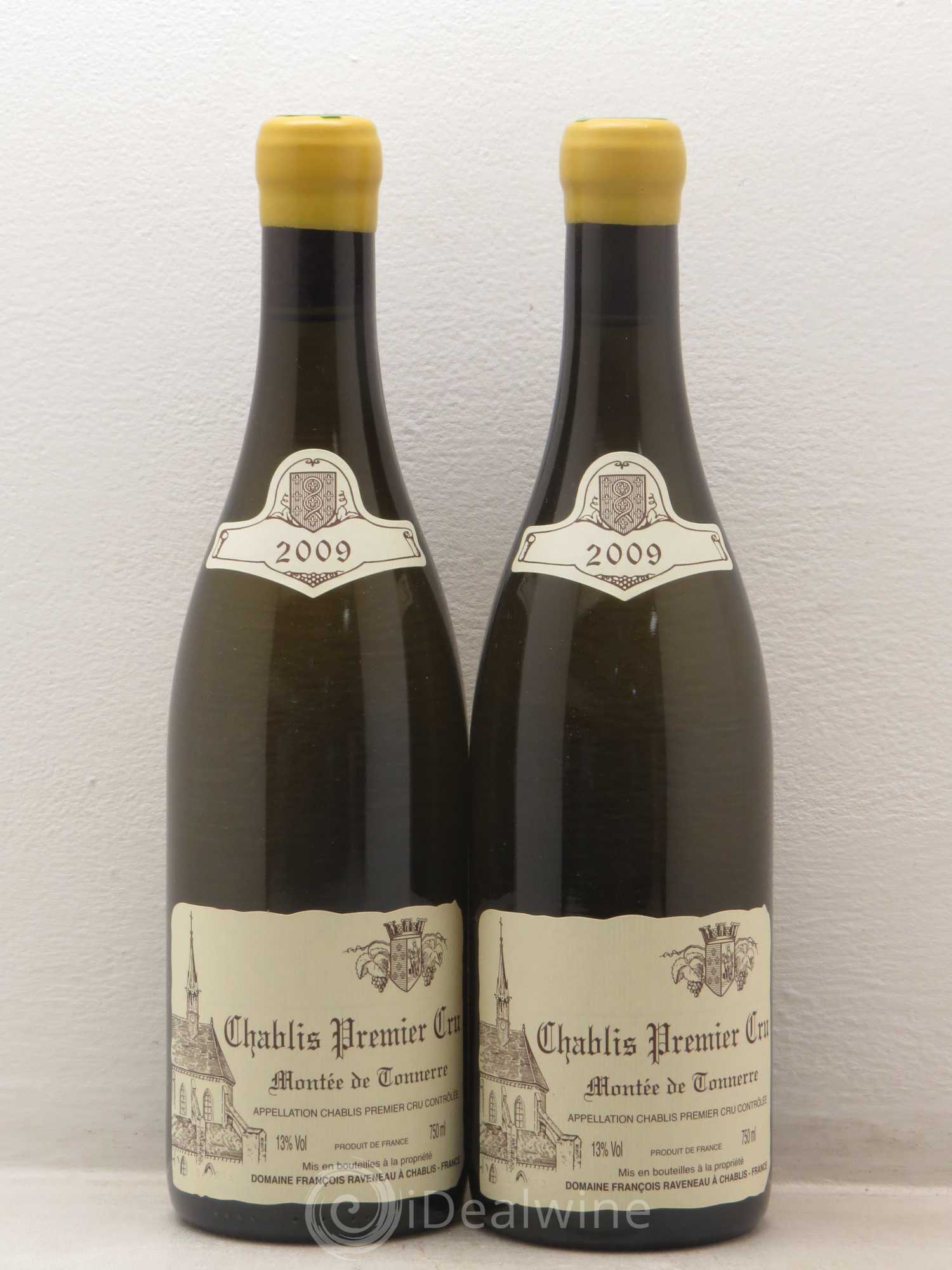 Chablis 1er Cru Montée de Tonnerre Raveneau (Domaine) 2009 - Lot de 2 bouteilles - 0