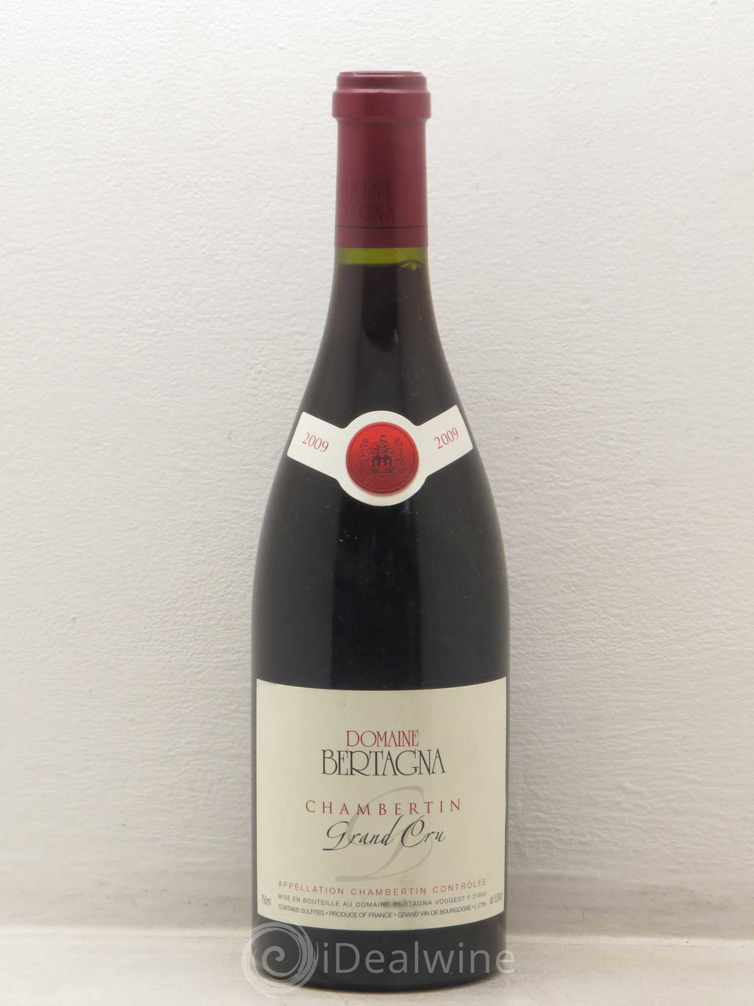 Chambertin Grand Cru Bertagna 2009 - Lot de 1 bouteille - 0