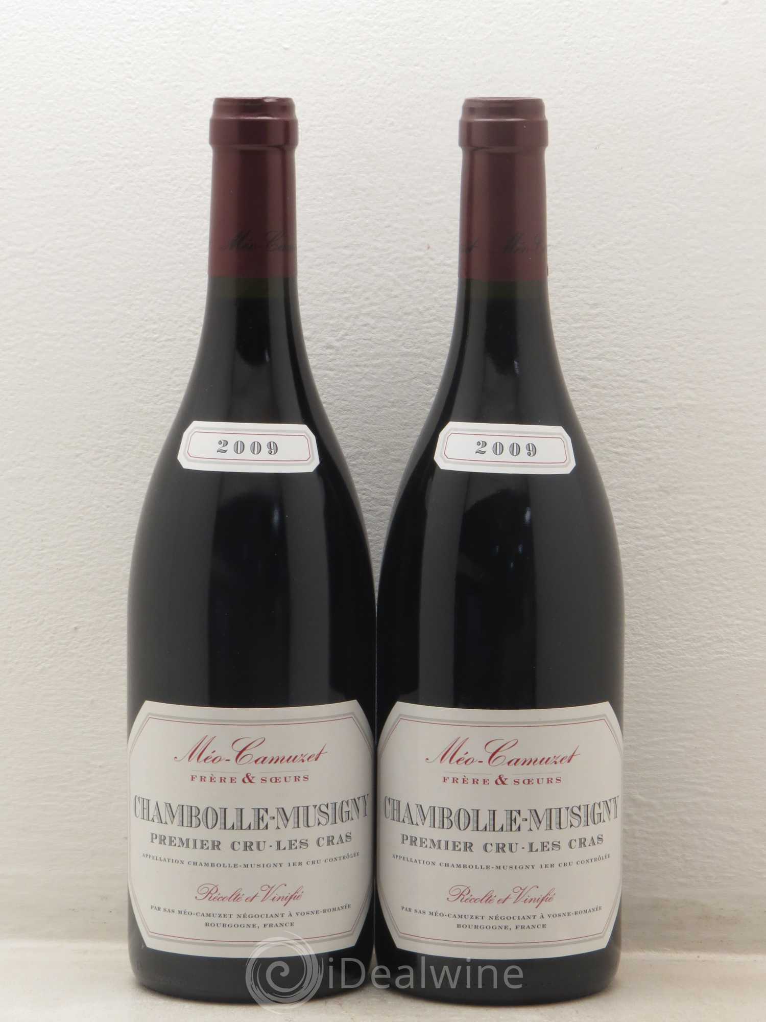 Chambolle-Musigny 1er Cru Les Cras Méo-Camuzet (Frère & Soeurs) 2009 - Lot de 2 bouteilles - 0