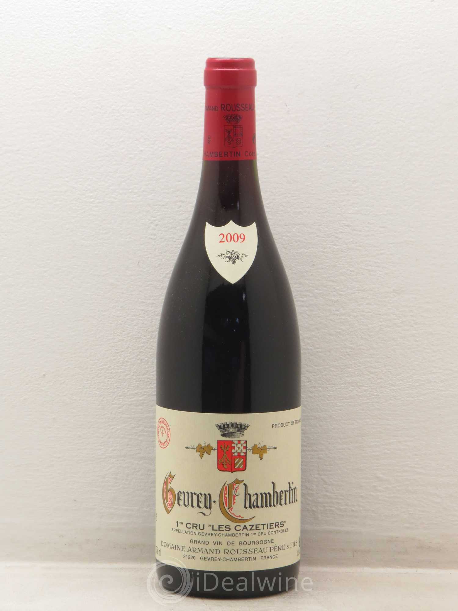 Gevrey-Chambertin 1er Cru Les Cazetiers Armand Rousseau (Domaine) 2009 - Lot de 1 bouteille - 0