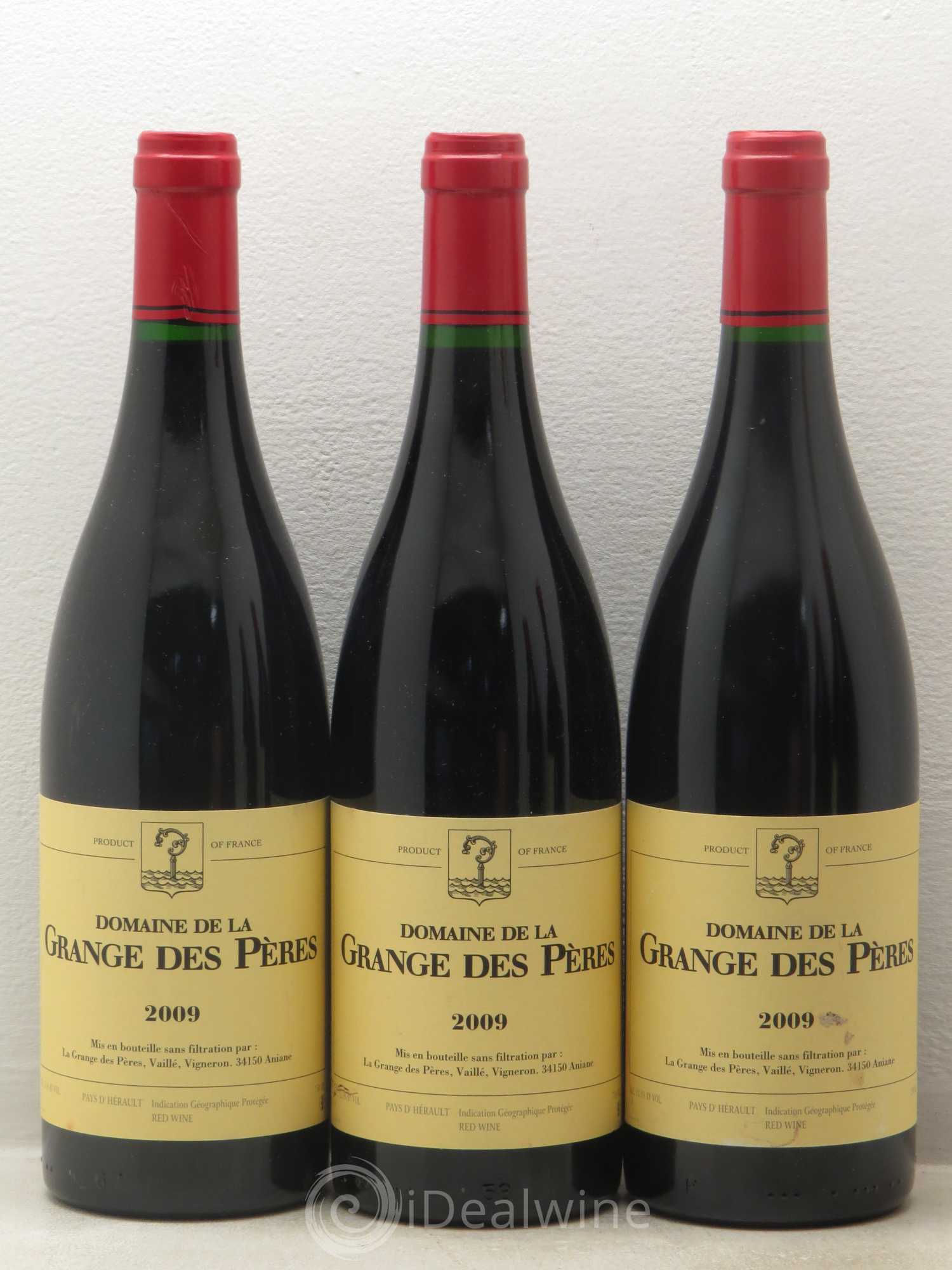 Pays d'Hérault Grange des Pères Laurent Vaillé 2009 - Lot de 5 bouteilles - 1