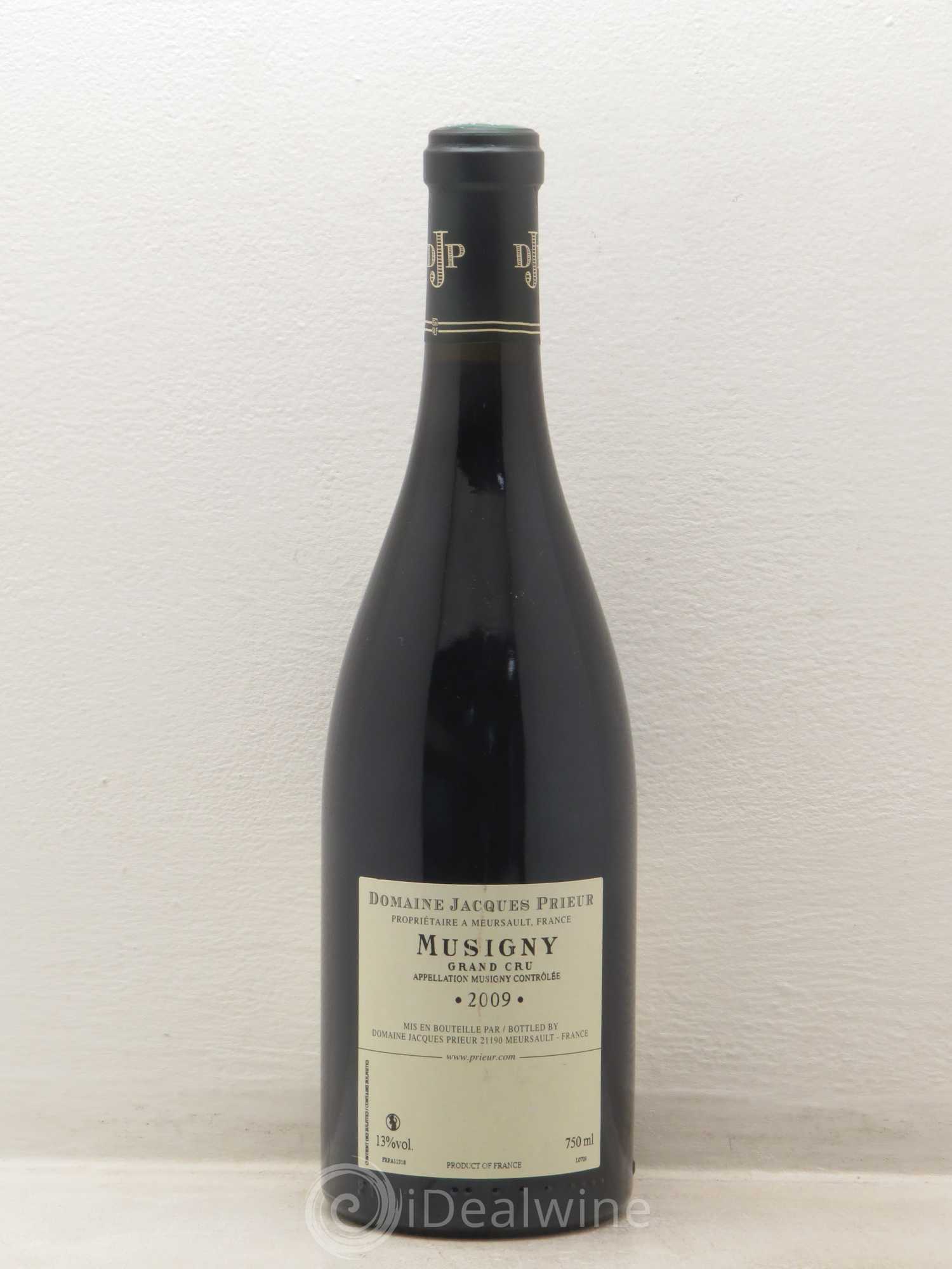 Musigny Grand Cru Jacques Prieur (Domaine) 2009 - Lot de 1 bouteille - 1