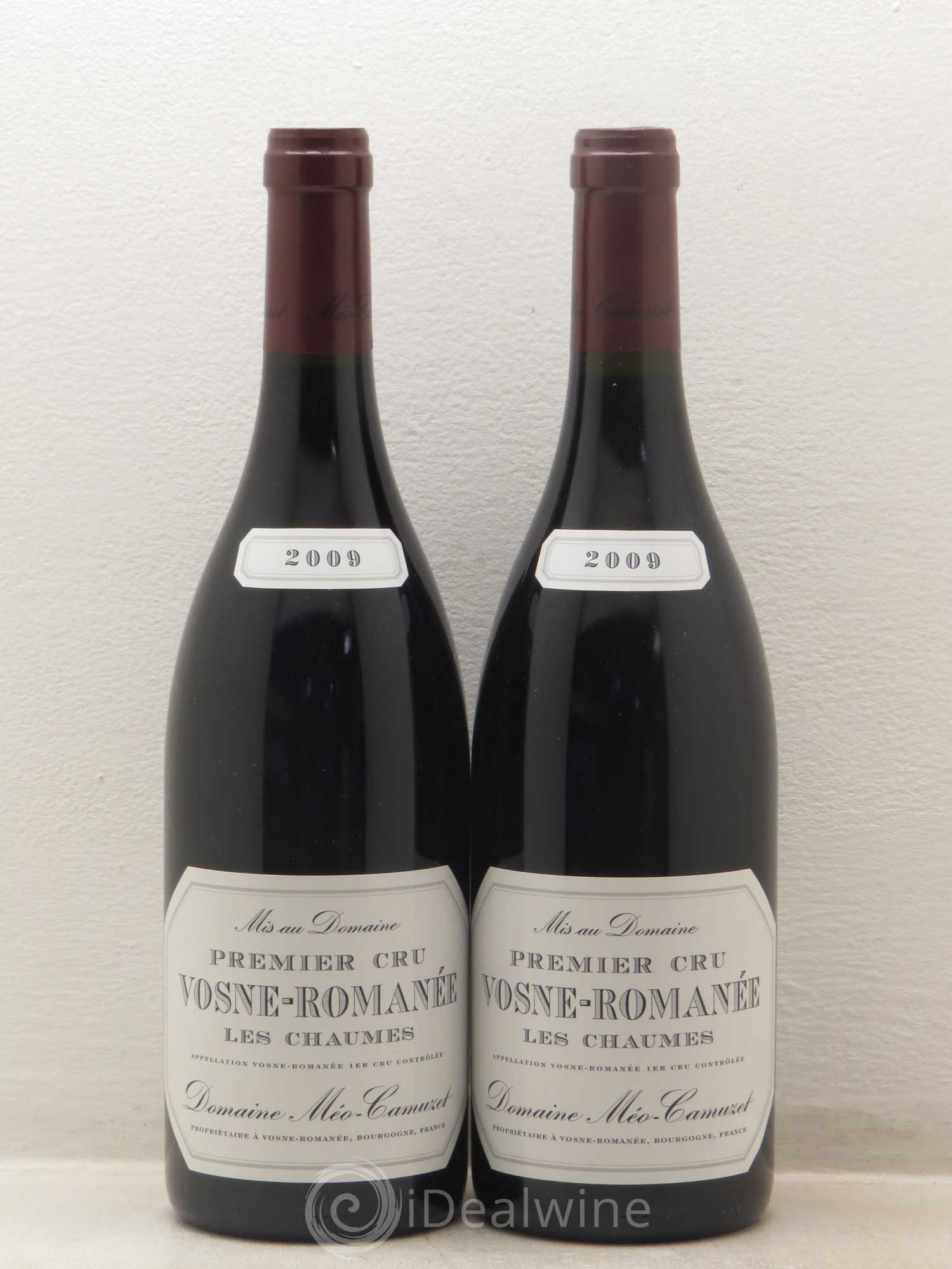 Vosne-Romanée 1er Cru Les Chaumes Méo-Camuzet (Domaine) 2009 - Lot de 2 bouteilles - 0