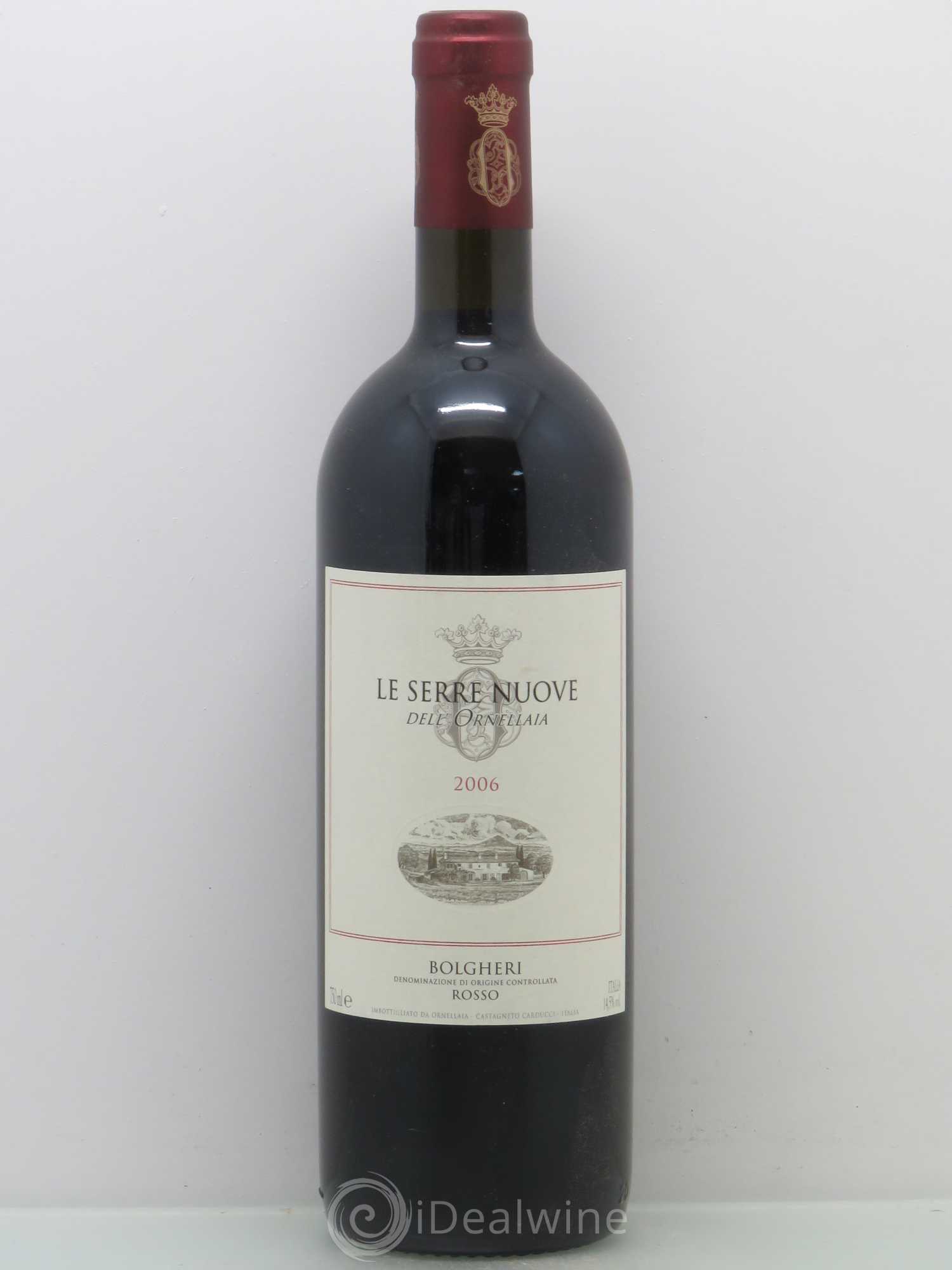 Bolgheri Tenuta Dell'Ornellaia DOC Le Serre Nuove dell'Ornellaia Frescobaldi 2006 - Lot de 1 bouteille - 0