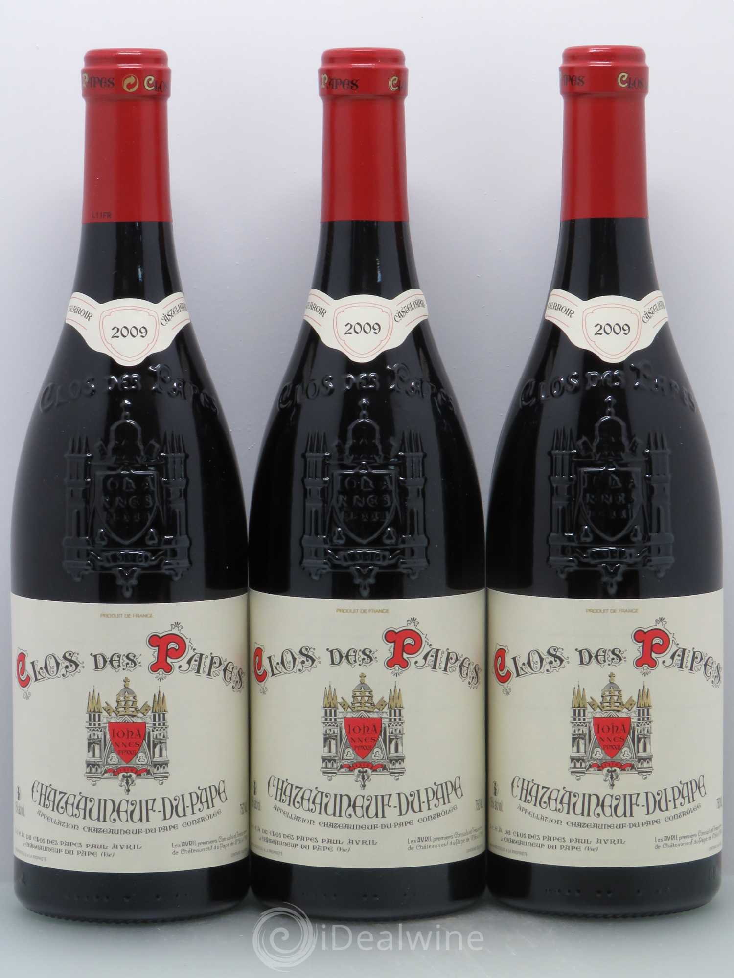 Châteauneuf-du-Pape Clos des Papes - Paul Avril 2009 - Lot de 6 bouteilles - 2