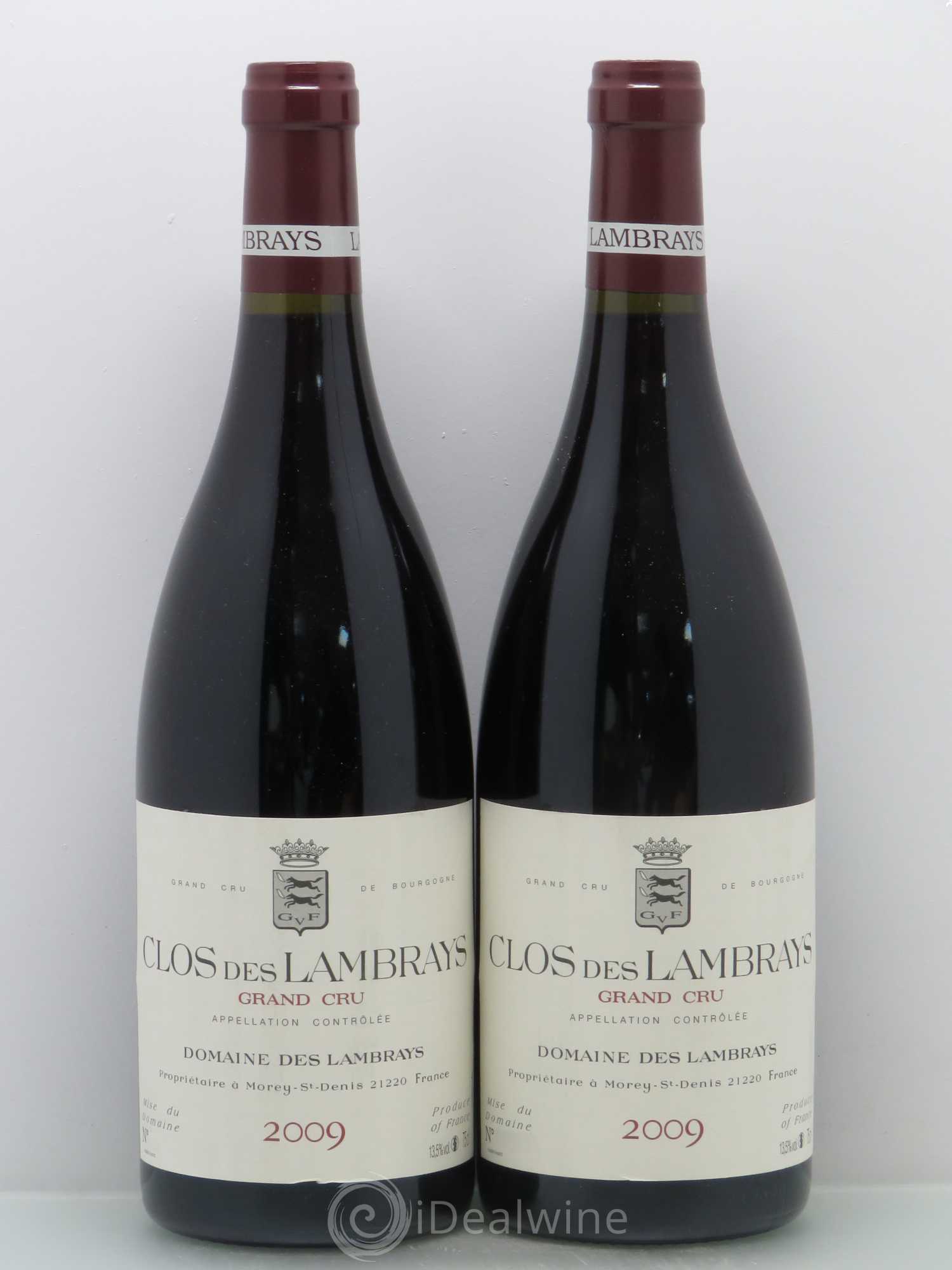 Clos des Lambrays Grand Cru Domaine des Lambrays 2009 - Lot de 2 bouteilles - 0