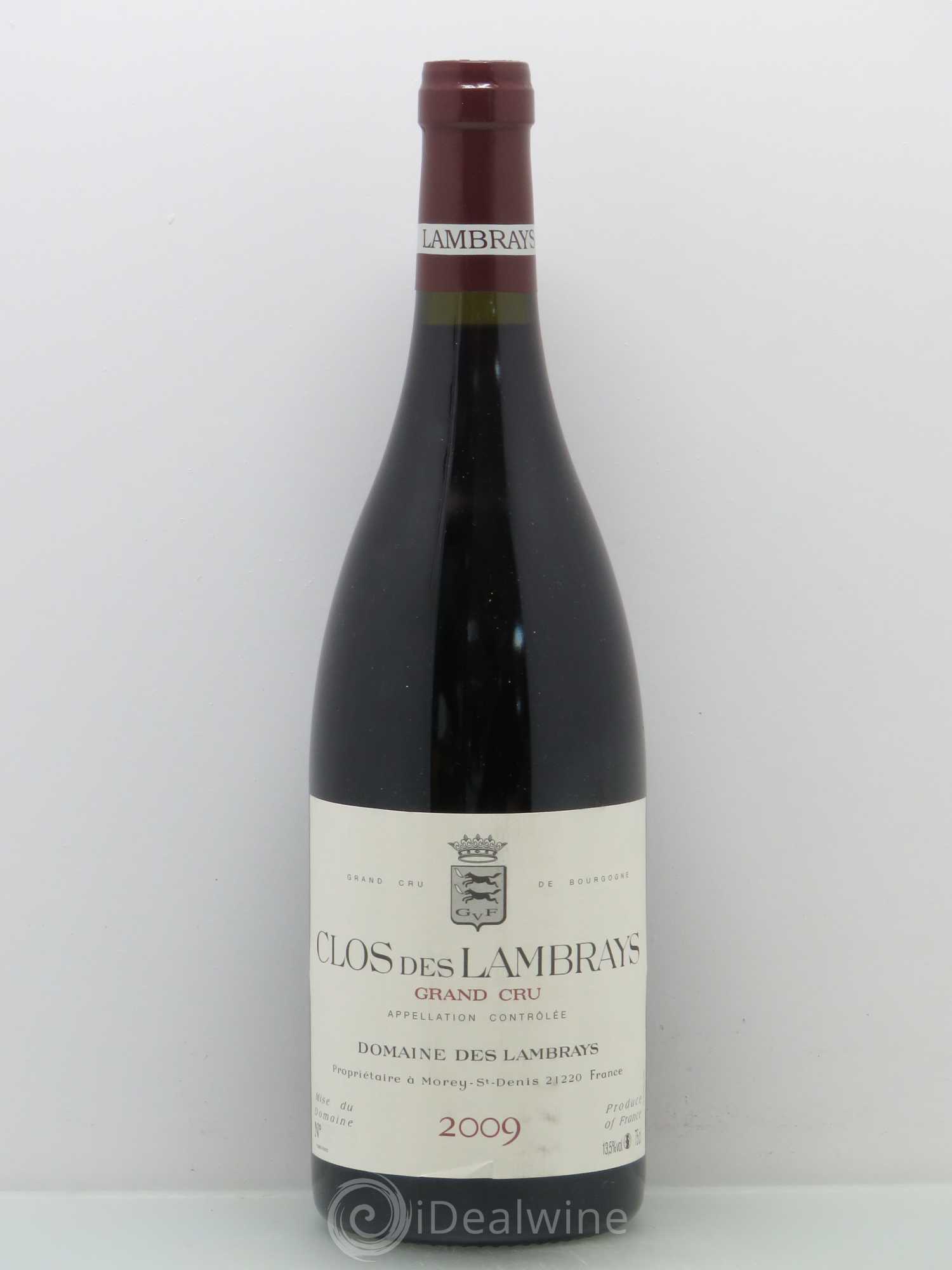 Clos des Lambrays Grand Cru Domaine des Lambrays 2009 - Lot de 1 bouteille - 0