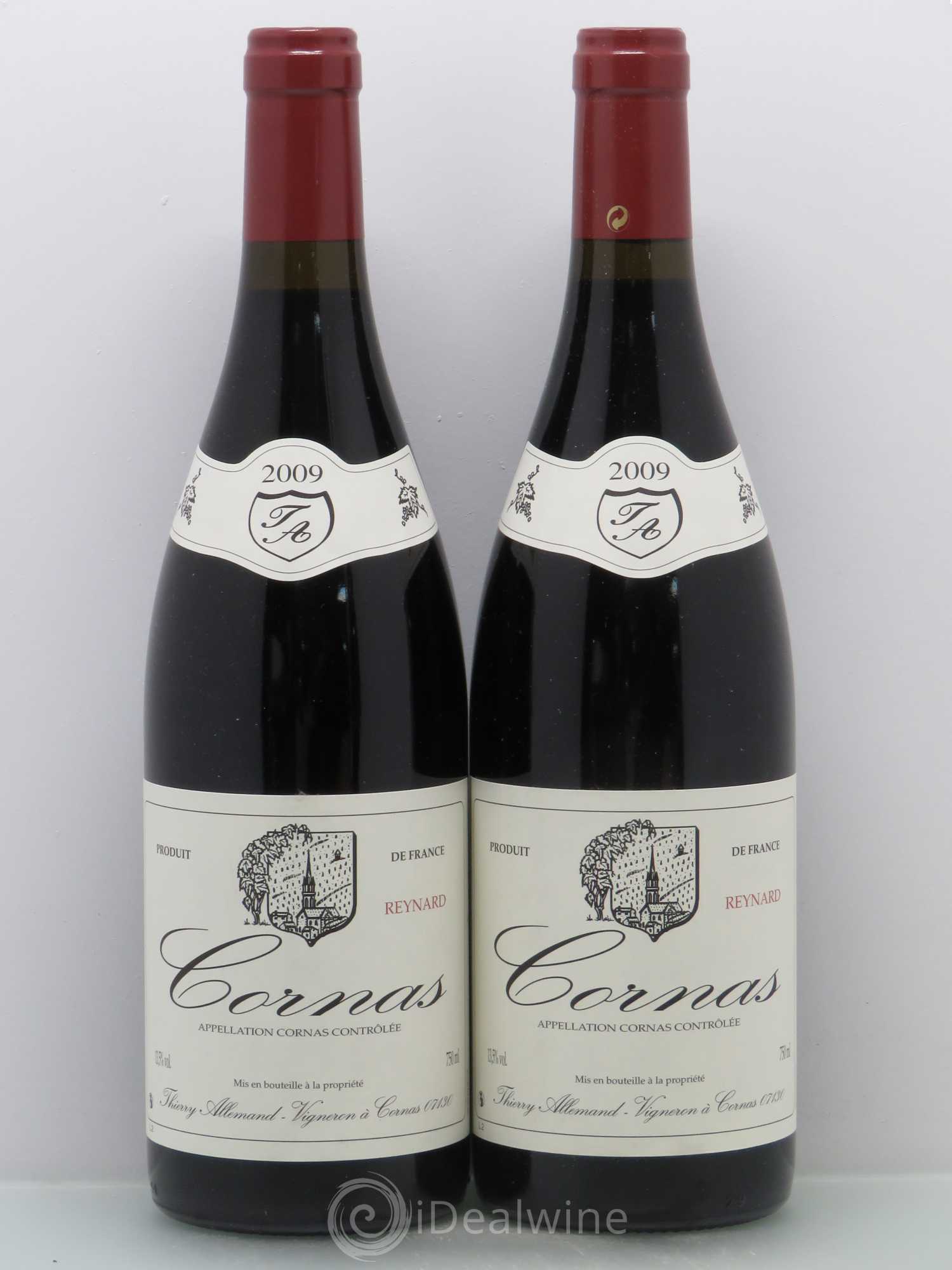 Cornas Reynard Thierry Allemand 2009 - Lot de 2 bouteilles - 0