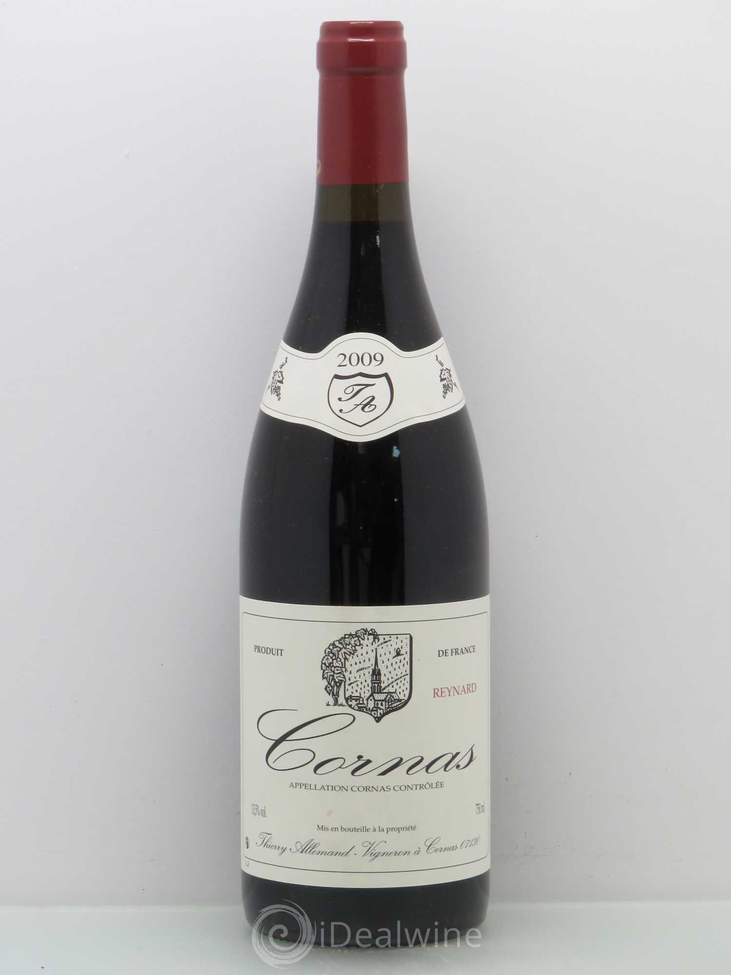 Cornas Reynard Thierry Allemand 2009 - Lot de 1 bouteille - 0