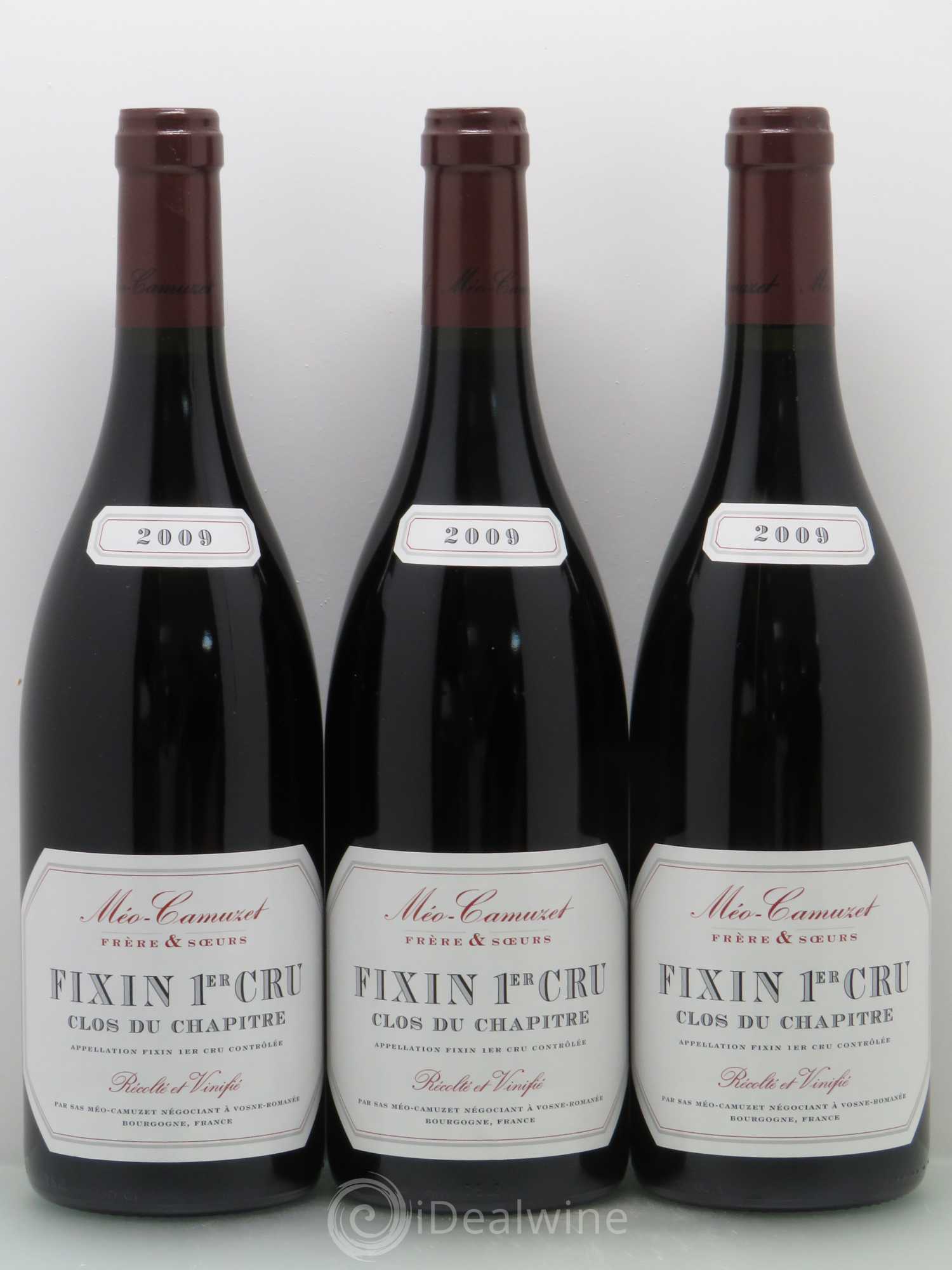 Fixin 1er Cru Clos du Chapitre Méo-Camuzet (Frère & Soeurs) 2009 - Lot de 6 bouteilles - 2