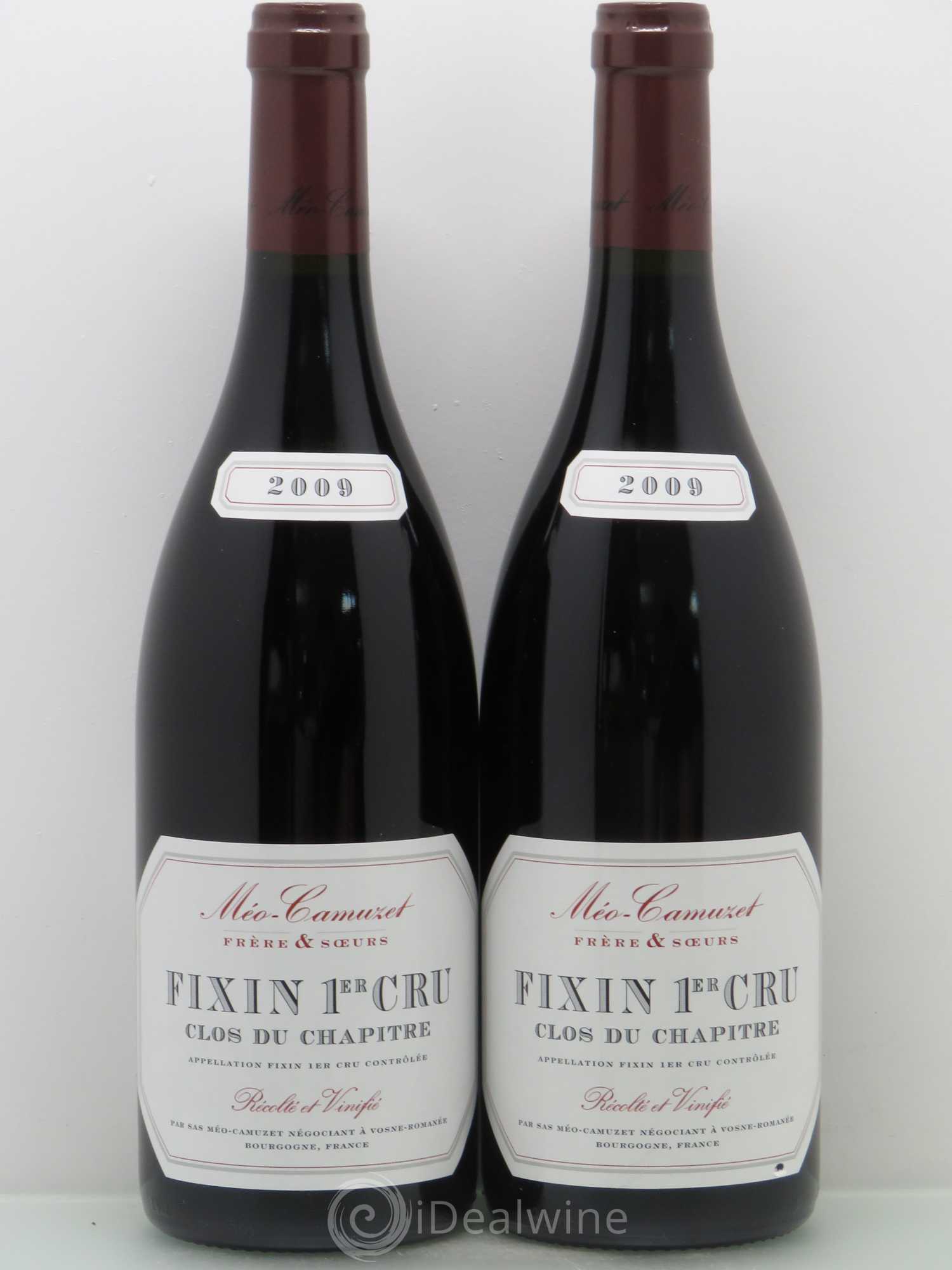 Fixin 1er Cru Clos du Chapitre Méo-Camuzet (Frère & Soeurs) 2009 - Lot de 2 bouteilles - 0