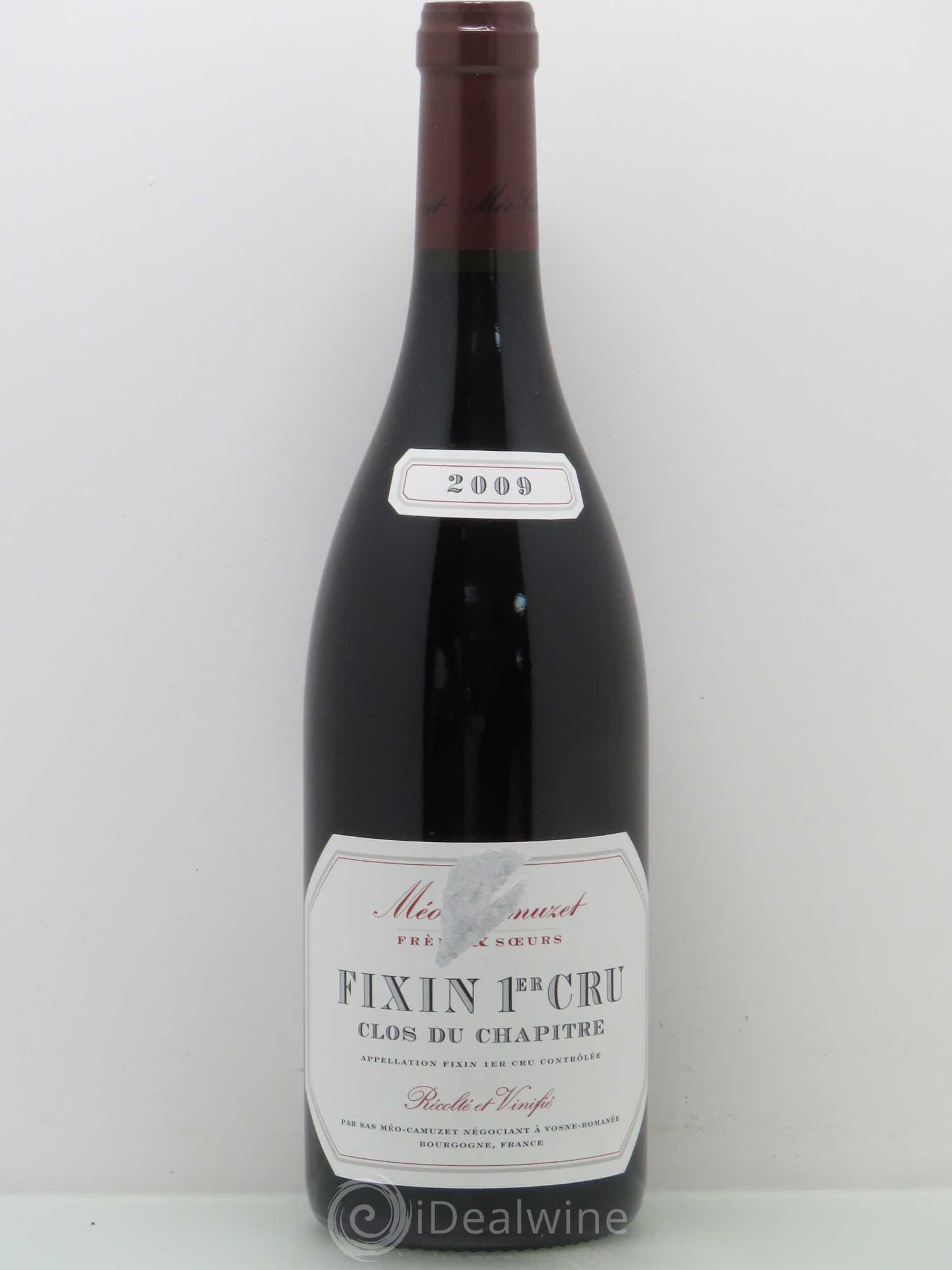 Fixin 1er Cru Clos du Chapitre Méo-Camuzet (Frère & Soeurs) 2009 - Lot de 1 bouteille - 0