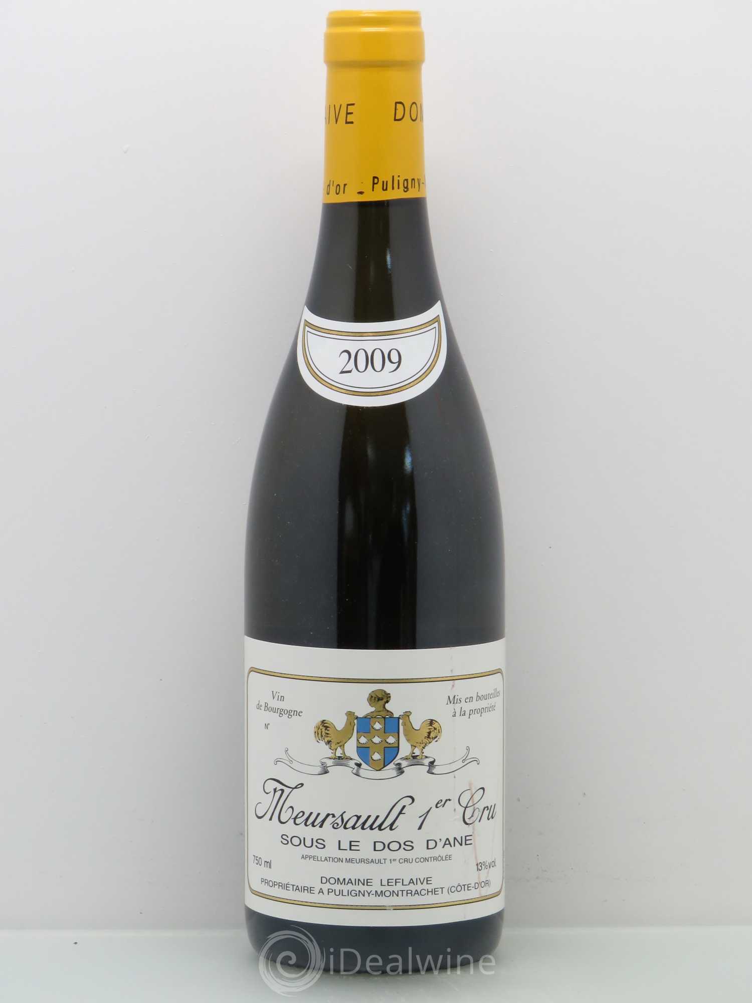 Meursault 1er Cru Sous le Dos d'Ane Leflaive (Domaine) 2009 - Lot de 1 bouteille - 0
