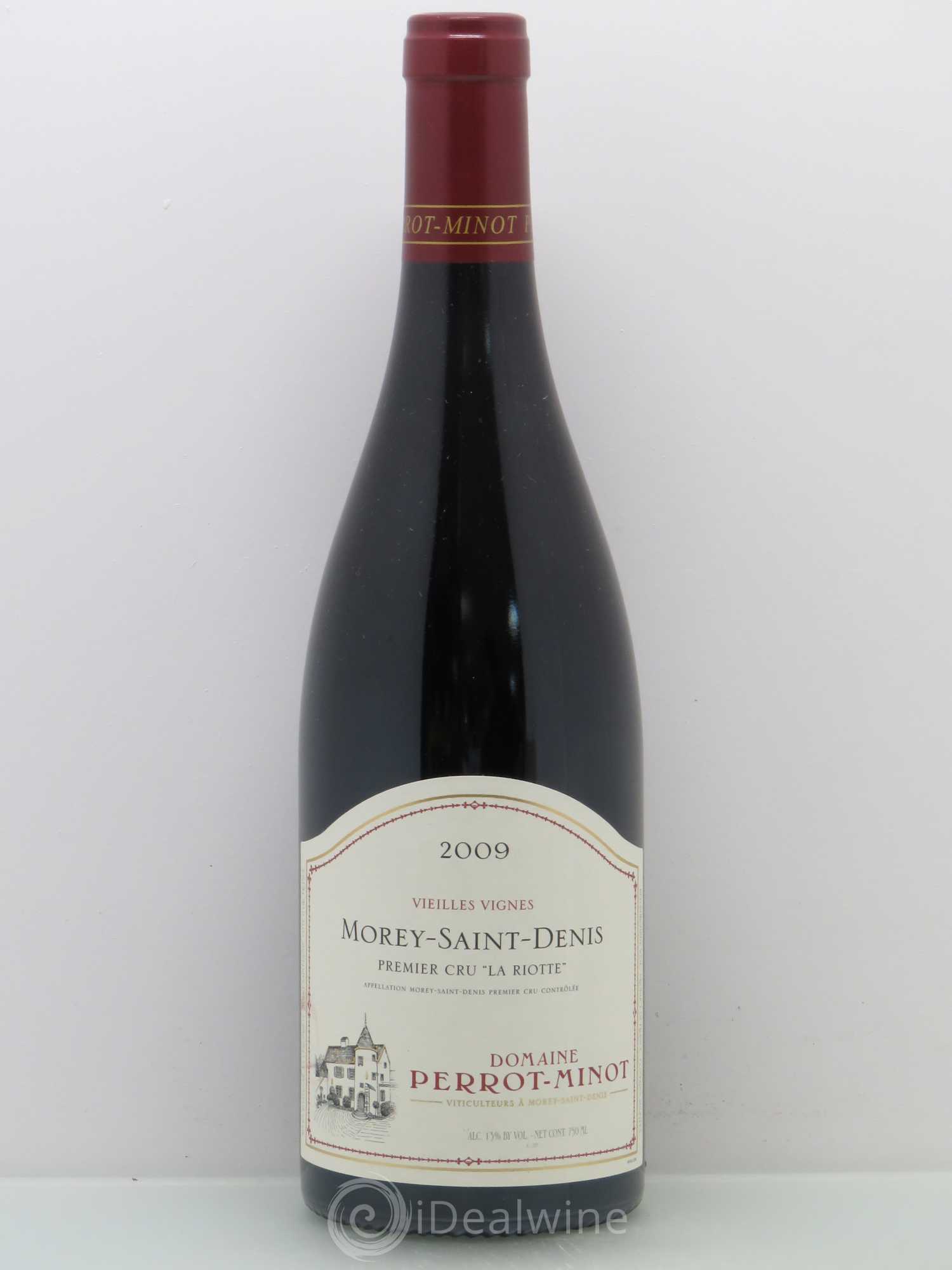 Morey-Saint-Denis 1er Cru La Riotte Vieilles Vignes Perrot-Minot Vieilles Vignes 2009 - Lot de 1 bouteille - 0
