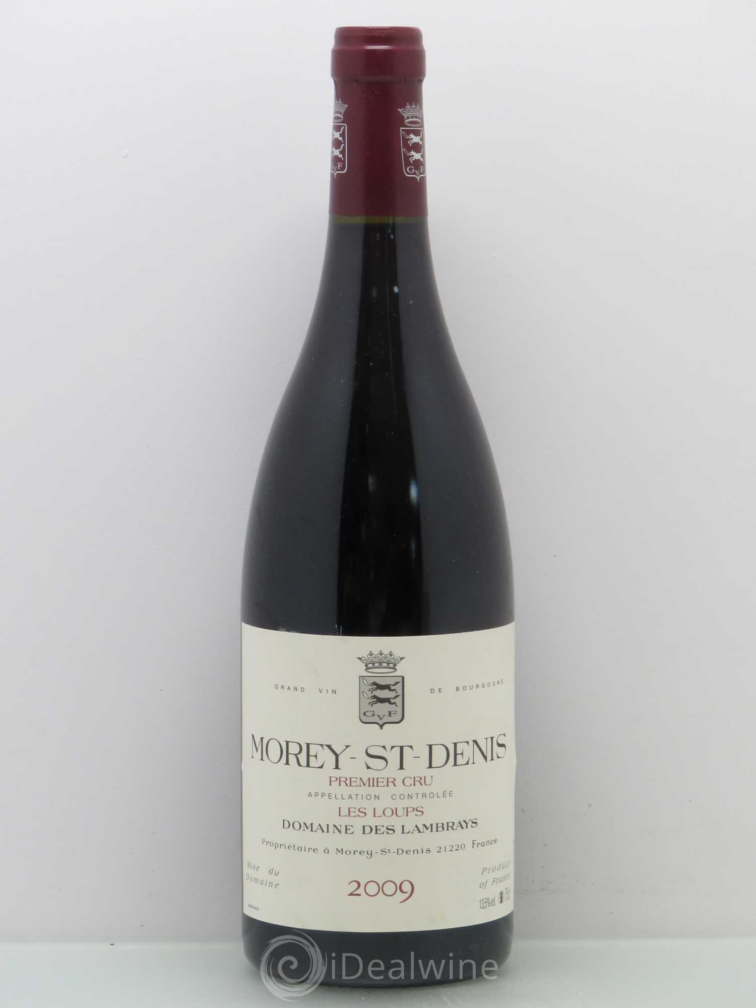 Morey-Saint-Denis 1er Cru Les Loups Domaine des Lambrays 2009 - Lot de 1 bouteille - 0