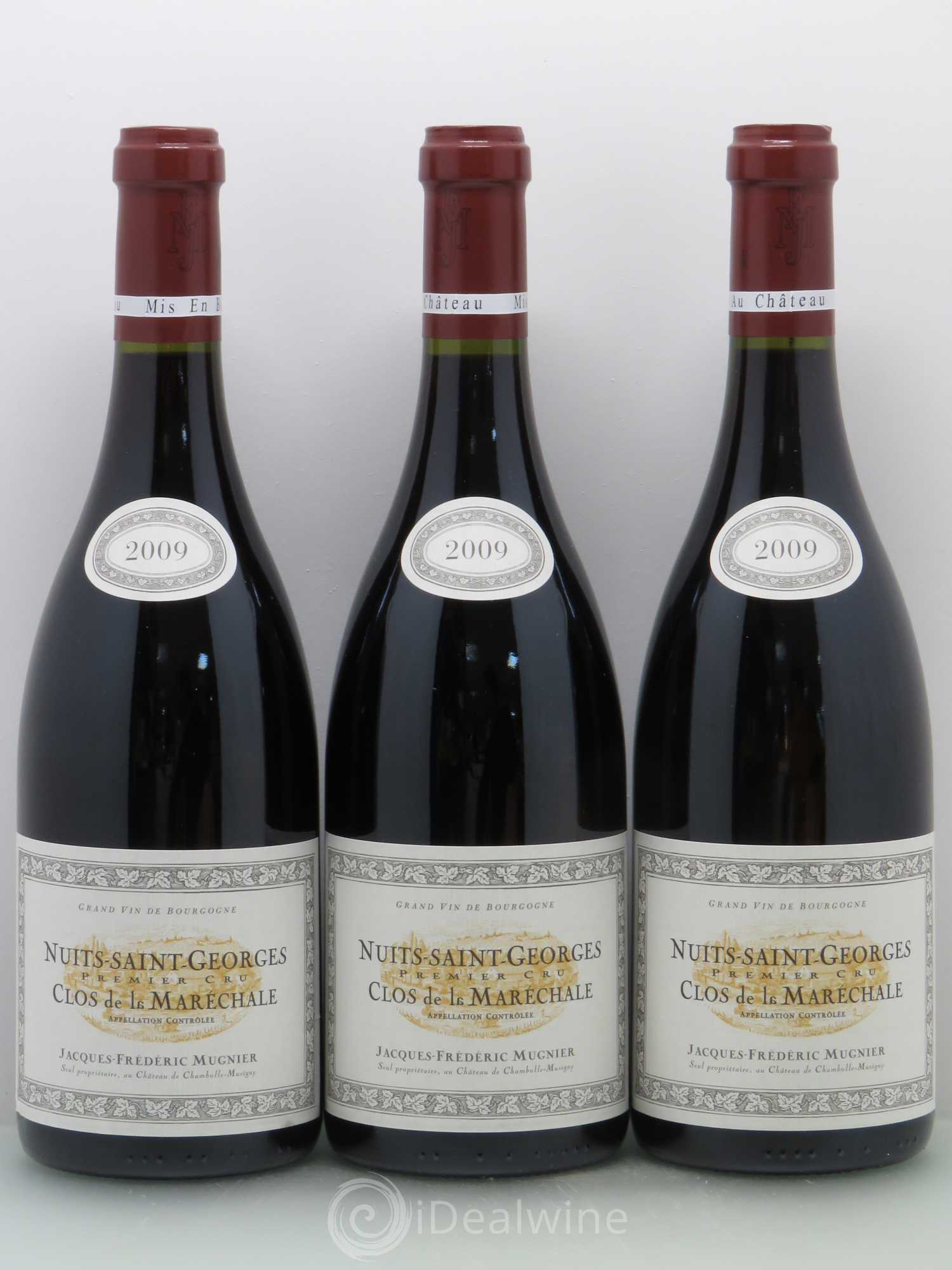 Nuits-Saint-Georges 1er Cru Clos de La Maréchale Jacques-Frédéric Mugnier 2009 - Lot de 3 bouteilles - 0