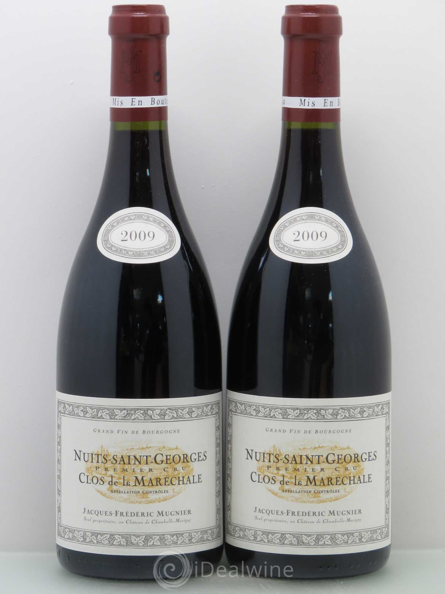 Nuits-Saint-Georges 1er Cru Clos de La Maréchale Jacques-Frédéric Mugnier 2009 - Lot de 2 bouteilles - 0
