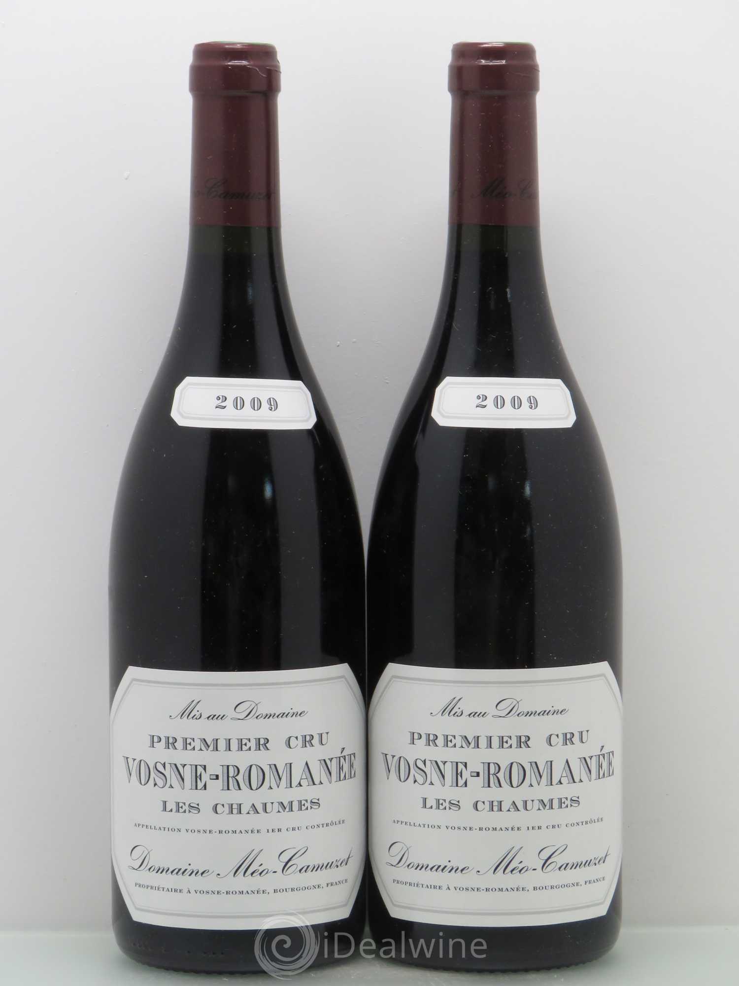 Vosne-Romanée 1er Cru Les Chaumes Méo-Camuzet (Domaine) 2009 - Lot de 2 bouteilles - 0