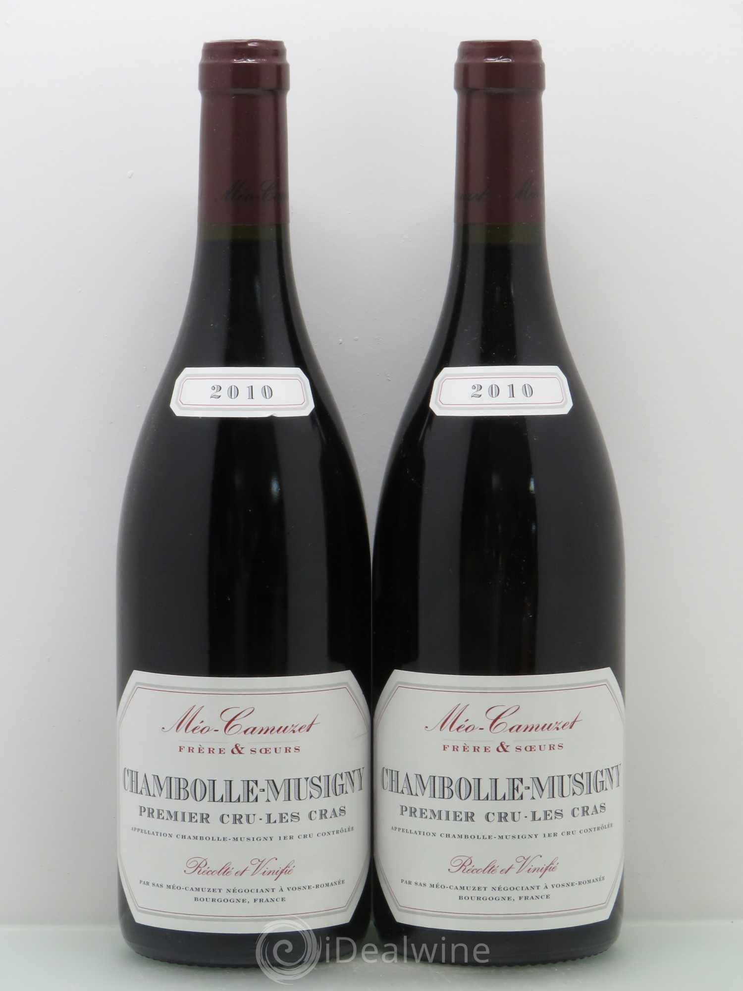 Chambolle-Musigny 1er Cru Les Cras Méo-Camuzet (Frère & Soeurs) 2010 - Lot de 2 bouteilles - 0