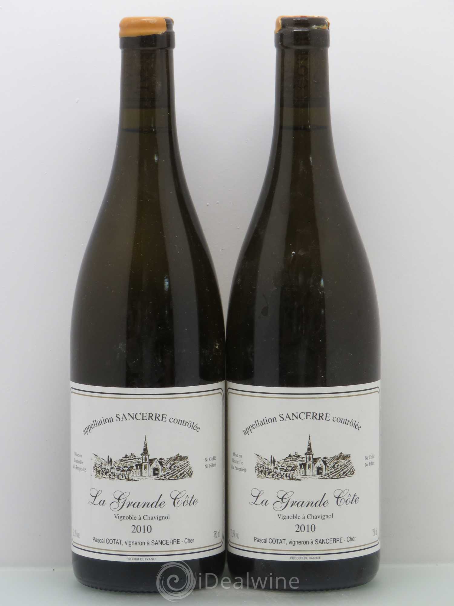 Sancerre La Grande Côte - Pascal Cotat 2010 - Posten von 2 Flaschen - 0