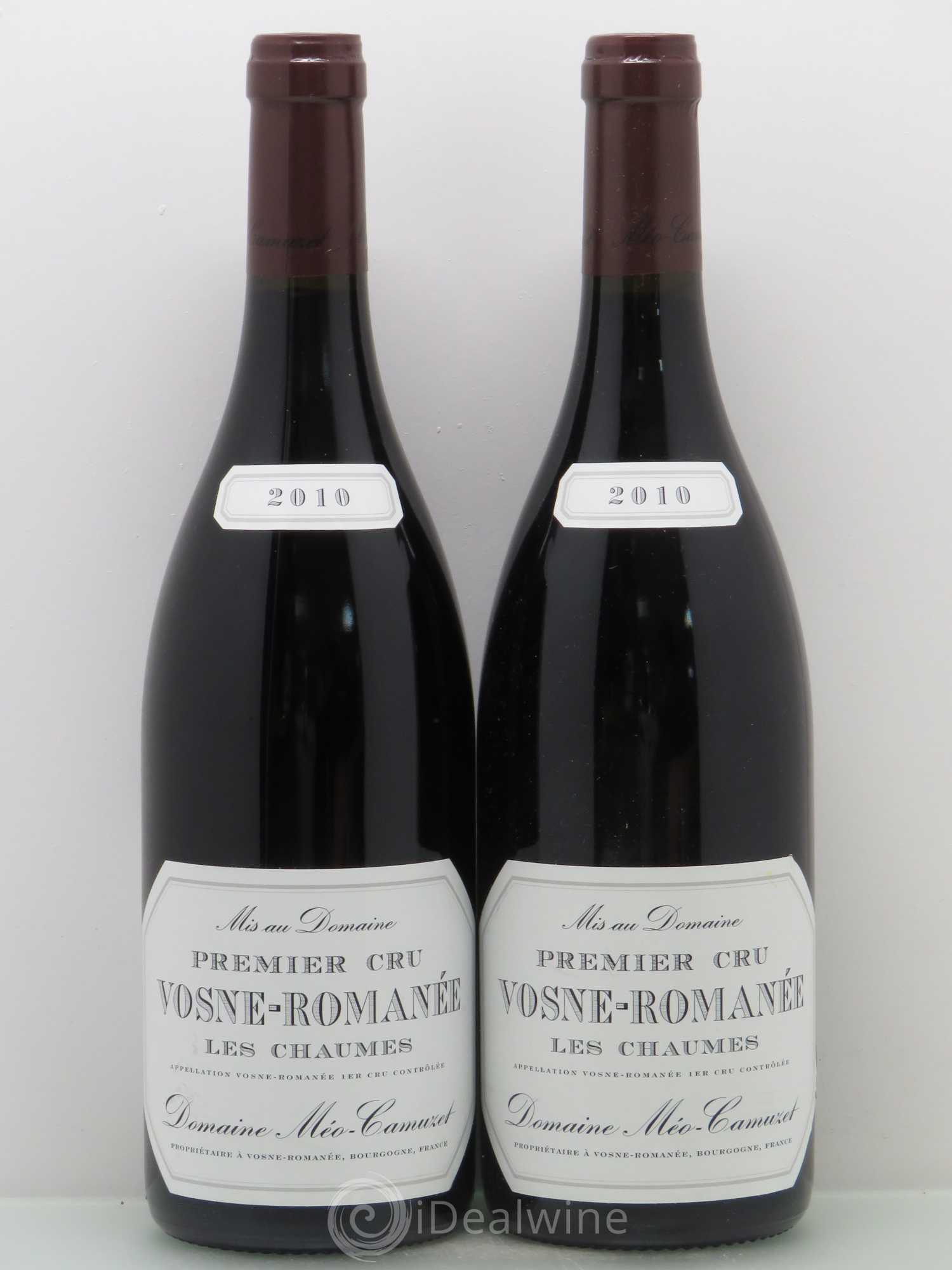 Vosne-Romanée 1er Cru Les Chaumes Méo-Camuzet (Domaine) 2010 - Lot de 2 bouteilles - 0