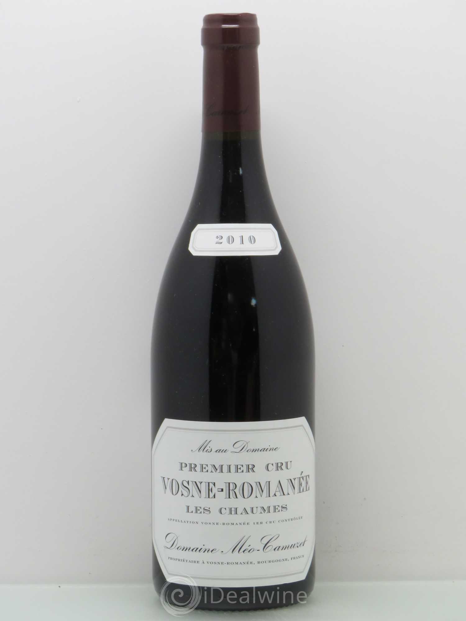Vosne-Romanée 1er Cru Les Chaumes Méo-Camuzet (Domaine) 2010 - Lot de 1 bouteille - 0