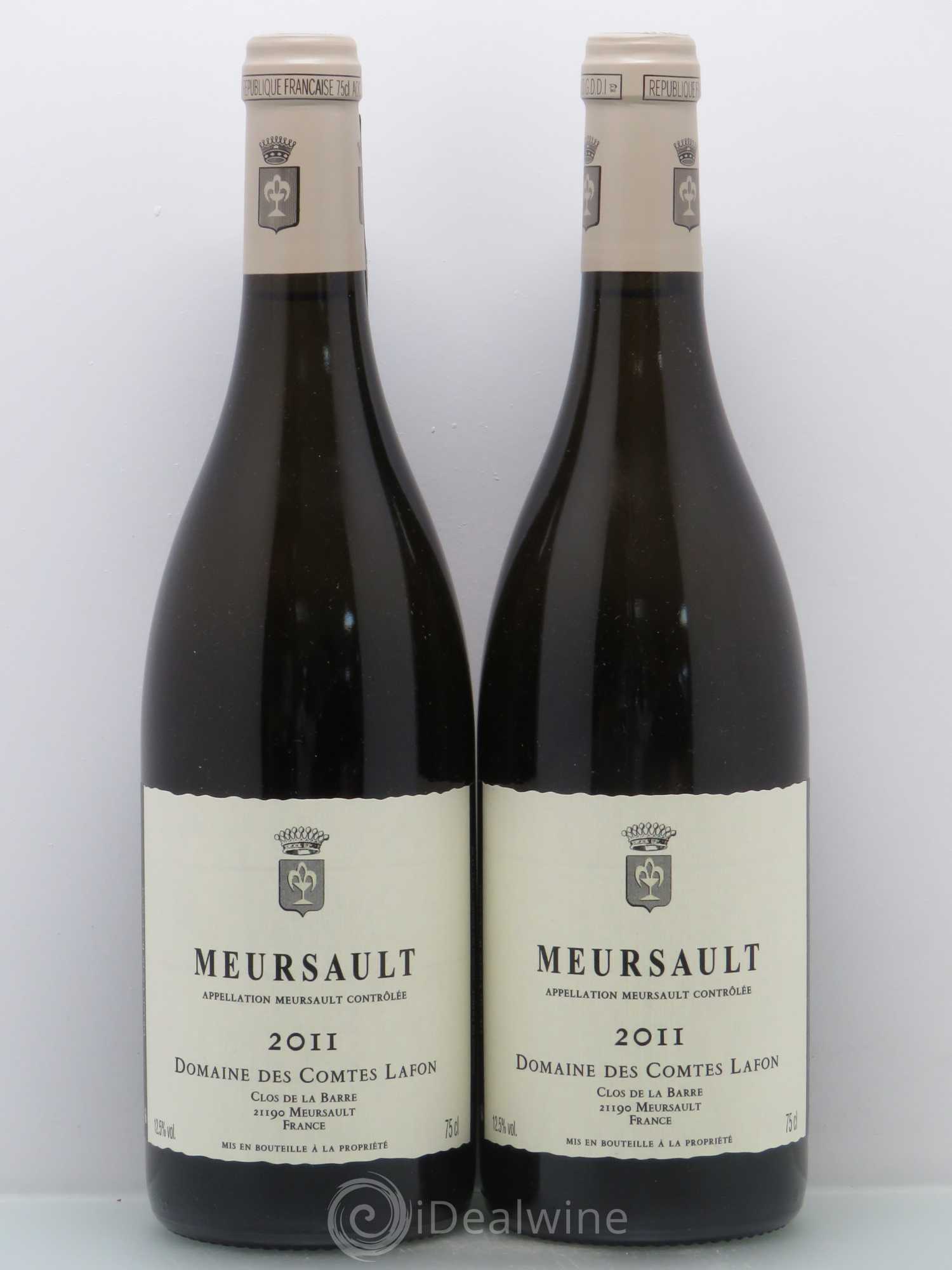 Meursault Comtes Lafon (Domaine des) 2011 - Lot de 2 bouteilles - 0