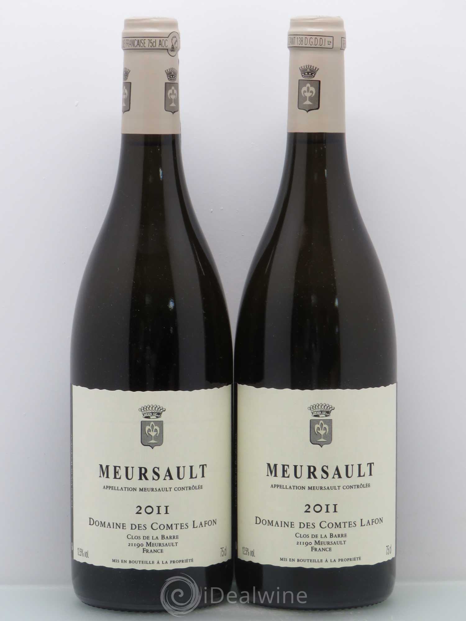 Meursault Comtes Lafon (Domaine des) 2011 - Lot de 4 bouteilles - 2