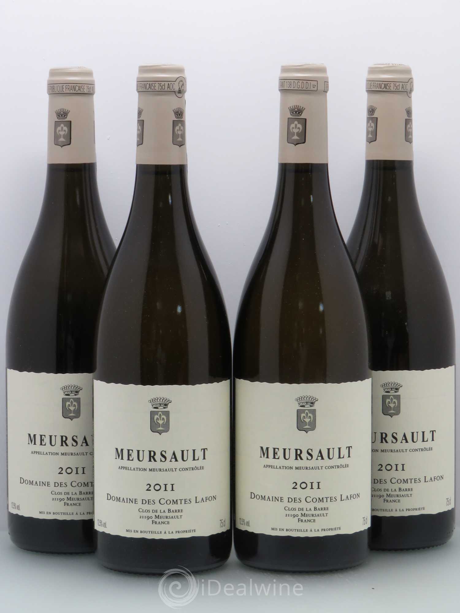 Meursault Comtes Lafon (Domaine des) 2011 - Lot de 4 bouteilles - 0