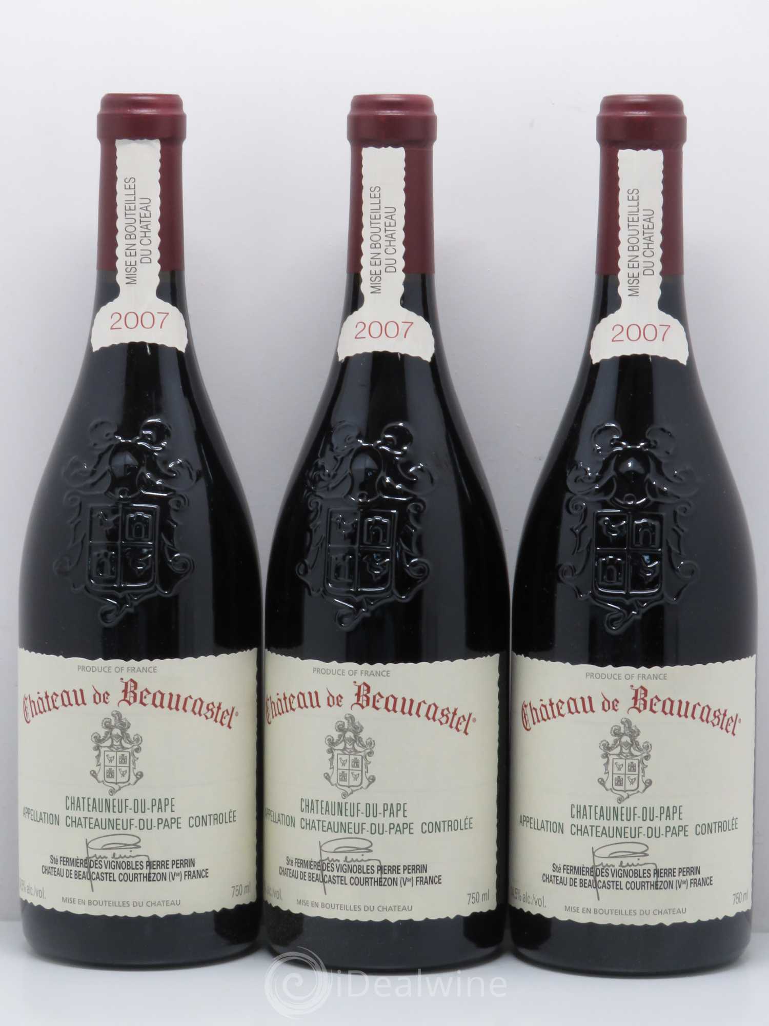 Châteauneuf-du-Pape Château de Beaucastel Famille Perrin 2007 - Lot de 6 bouteilles - 2