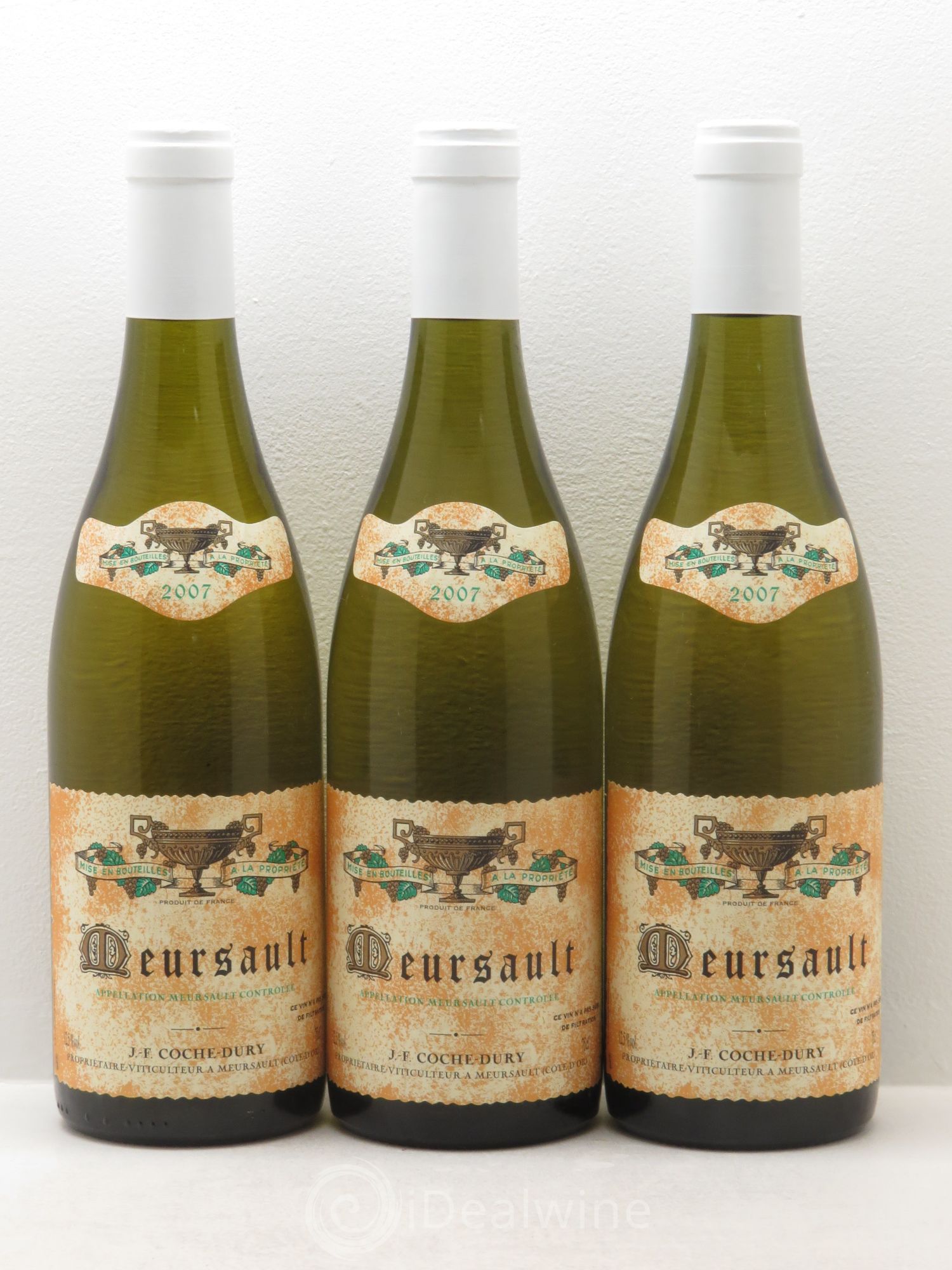 Meursault Coche Dury (Domaine) 2007 - Lot de 3 bouteilles - 0