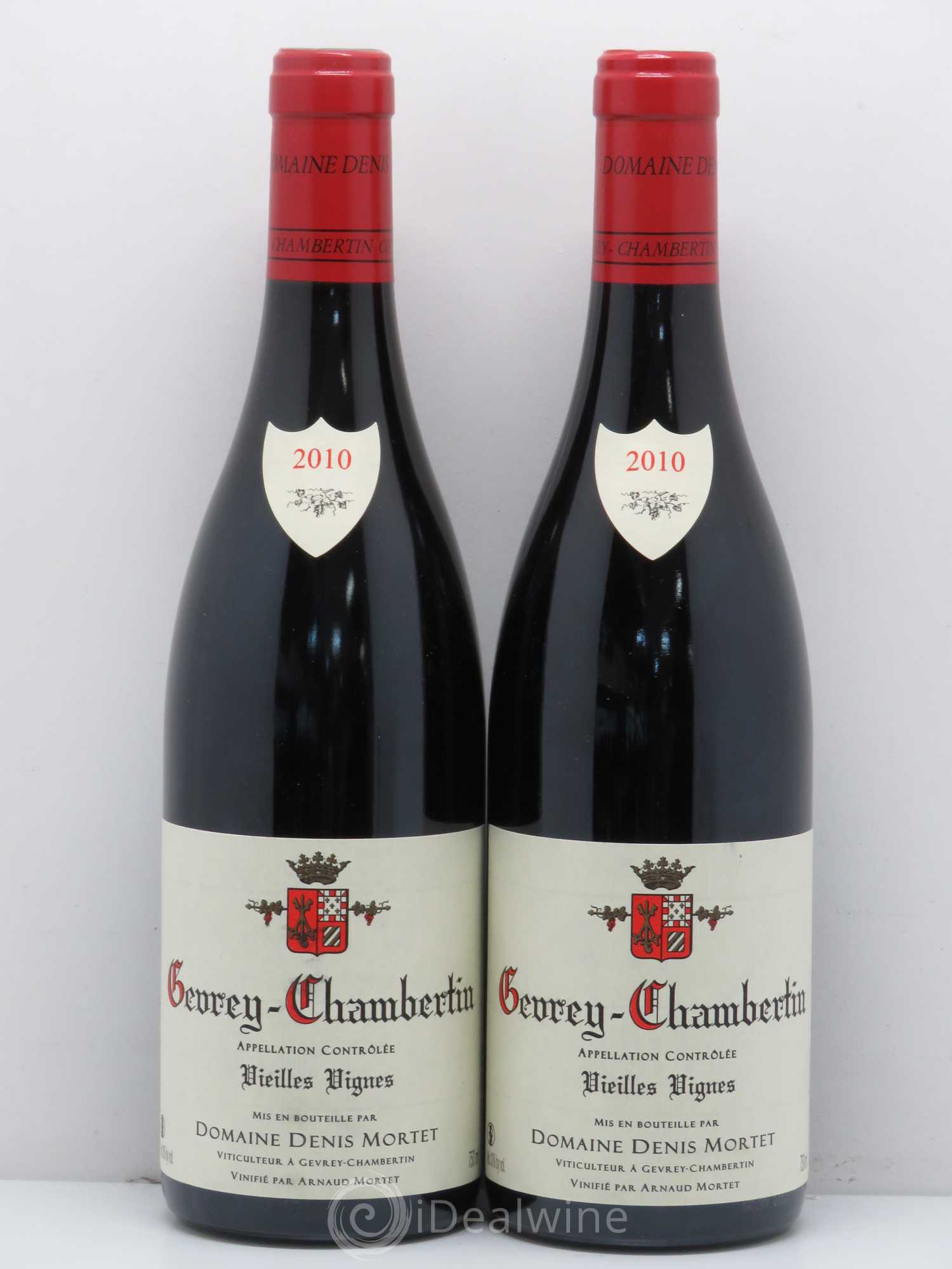 Gevrey-Chambertin Vieilles vignes Denis Mortet (Domaine) 2010 - Lot de 2 bouteilles - 0