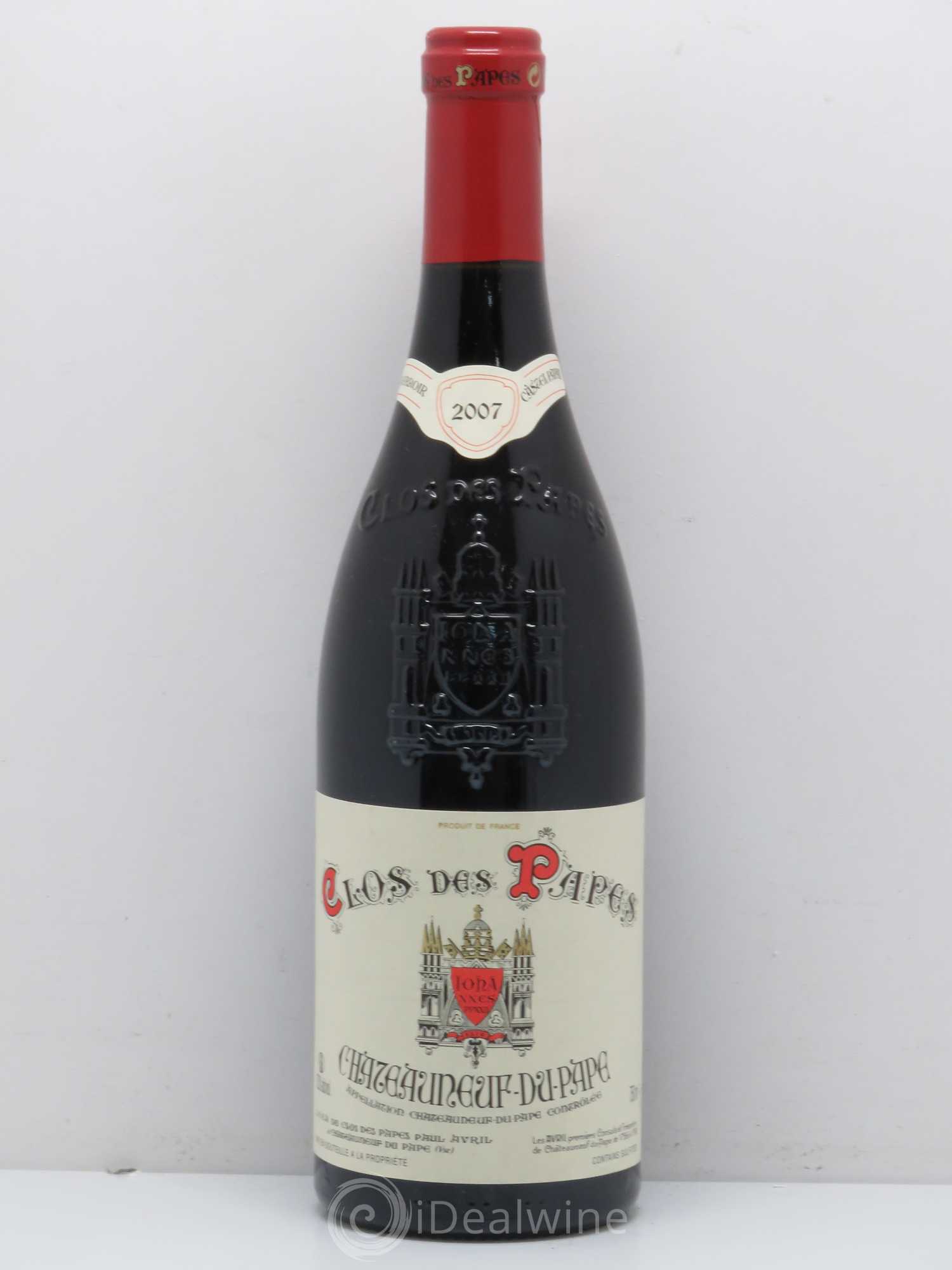 Châteauneuf-du-Pape Clos des Papes - Paul Avril 2007 - Lot de 1 bouteille - 0
