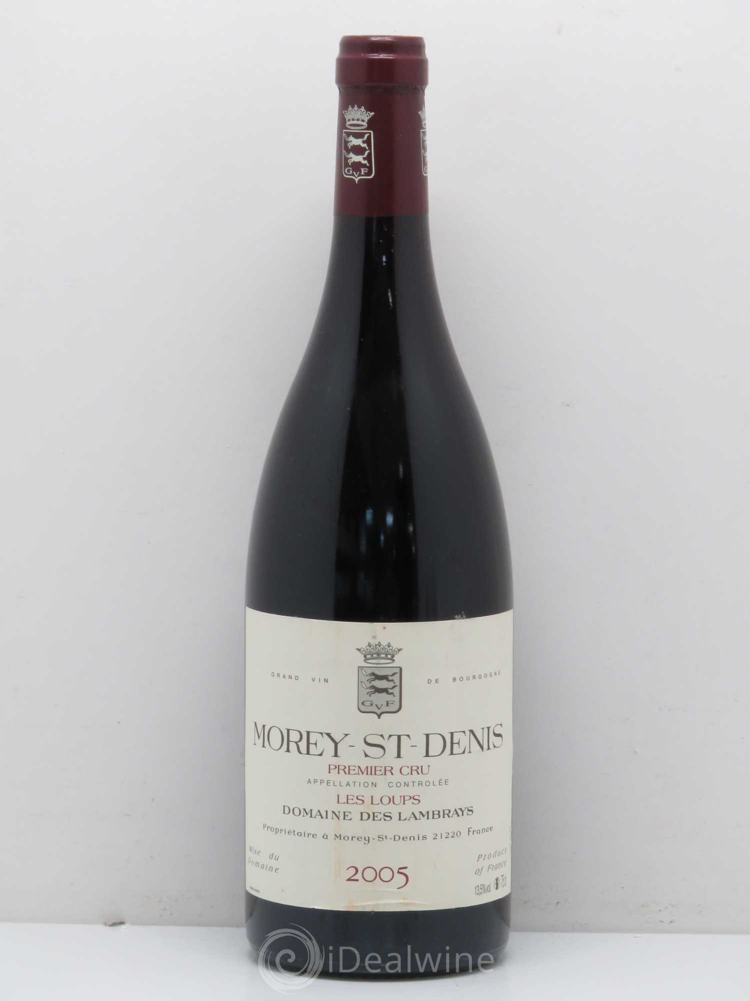Morey-Saint-Denis 1er Cru Les Loups Domaine des Lambrays 2005 - Lot de 1 bouteille - 0