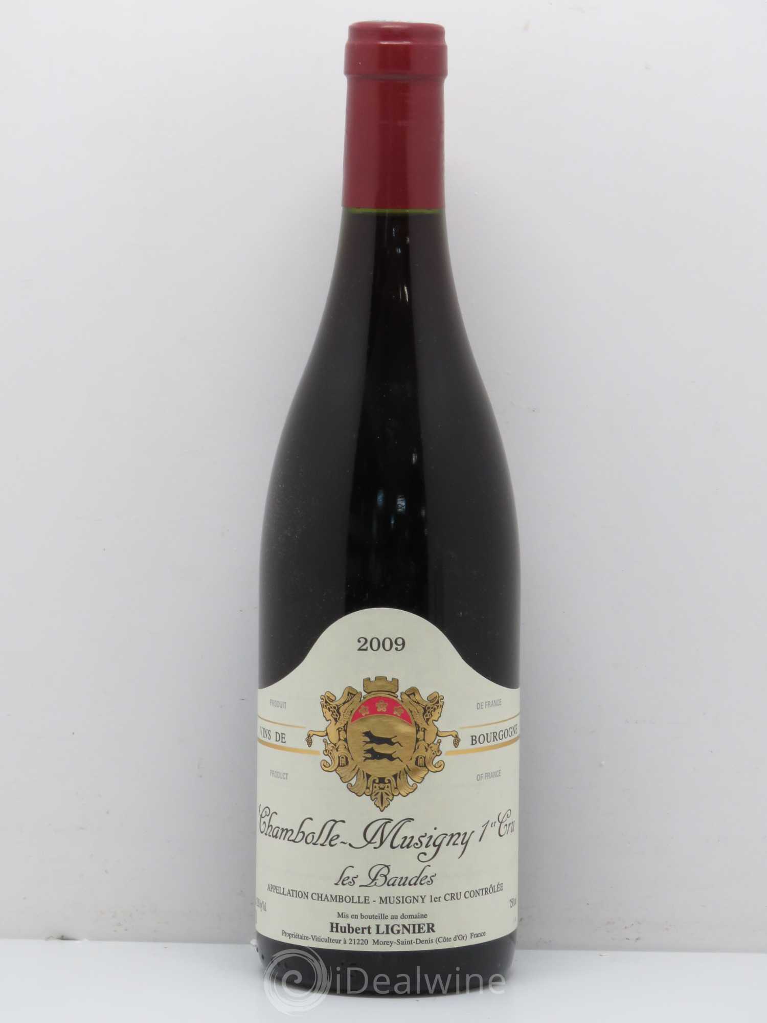 Chambolle-Musigny 1er Cru Les Baudes Hubert Lignier (Domaine) 2009 - Lot de 1 bouteille - 0