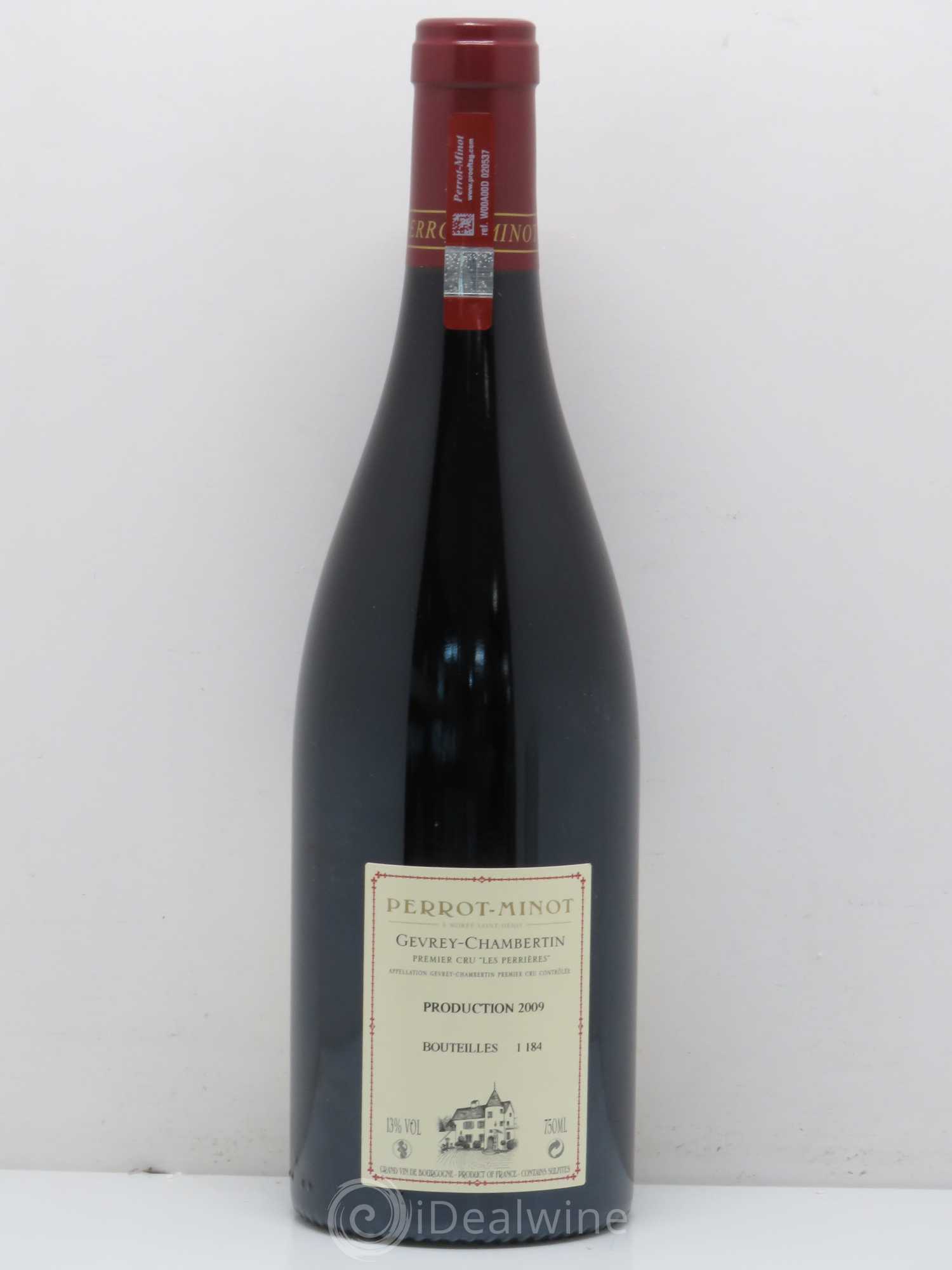 Gevrey-Chambertin 1er Cru Vieilles Vignes Les Perrieres Perrot Minot 2009 - Posten von 1 Flasche - 1