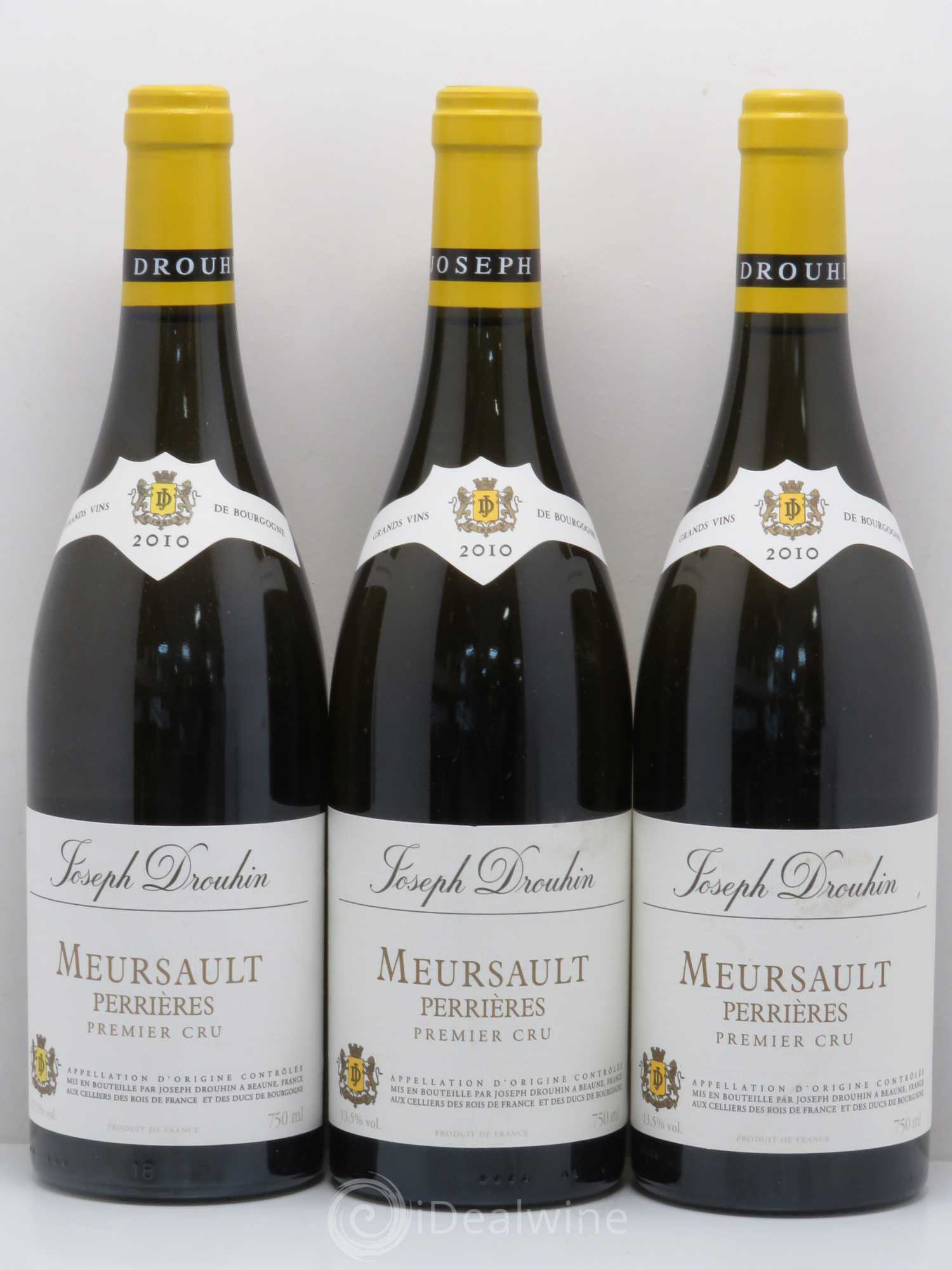 Meursault 1er Cru Perrières Joseph Drouhin 2009 - Lot de 3 bouteilles - 0