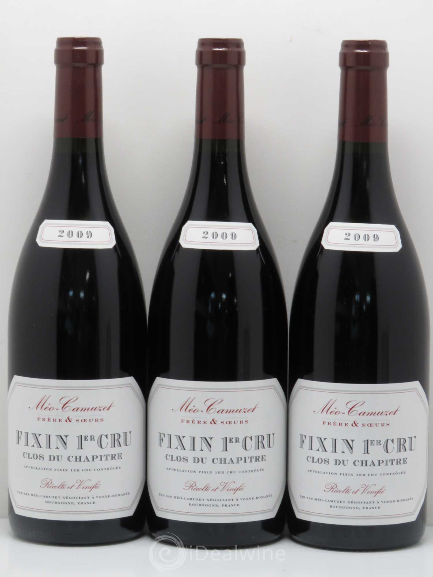 Fixin 1er Cru Clos Du Chapitre Meo Camuzet 2009 - Posten von 6 Flaschen - 2