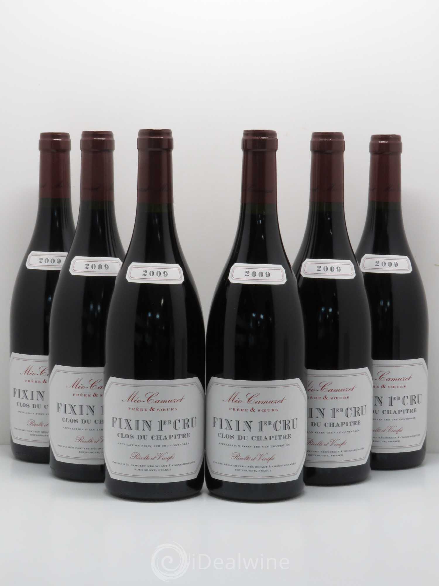 Fixin 1er Cru Clos Du Chapitre Meo Camuzet 2009 - Posten von 6 Flaschen - 0