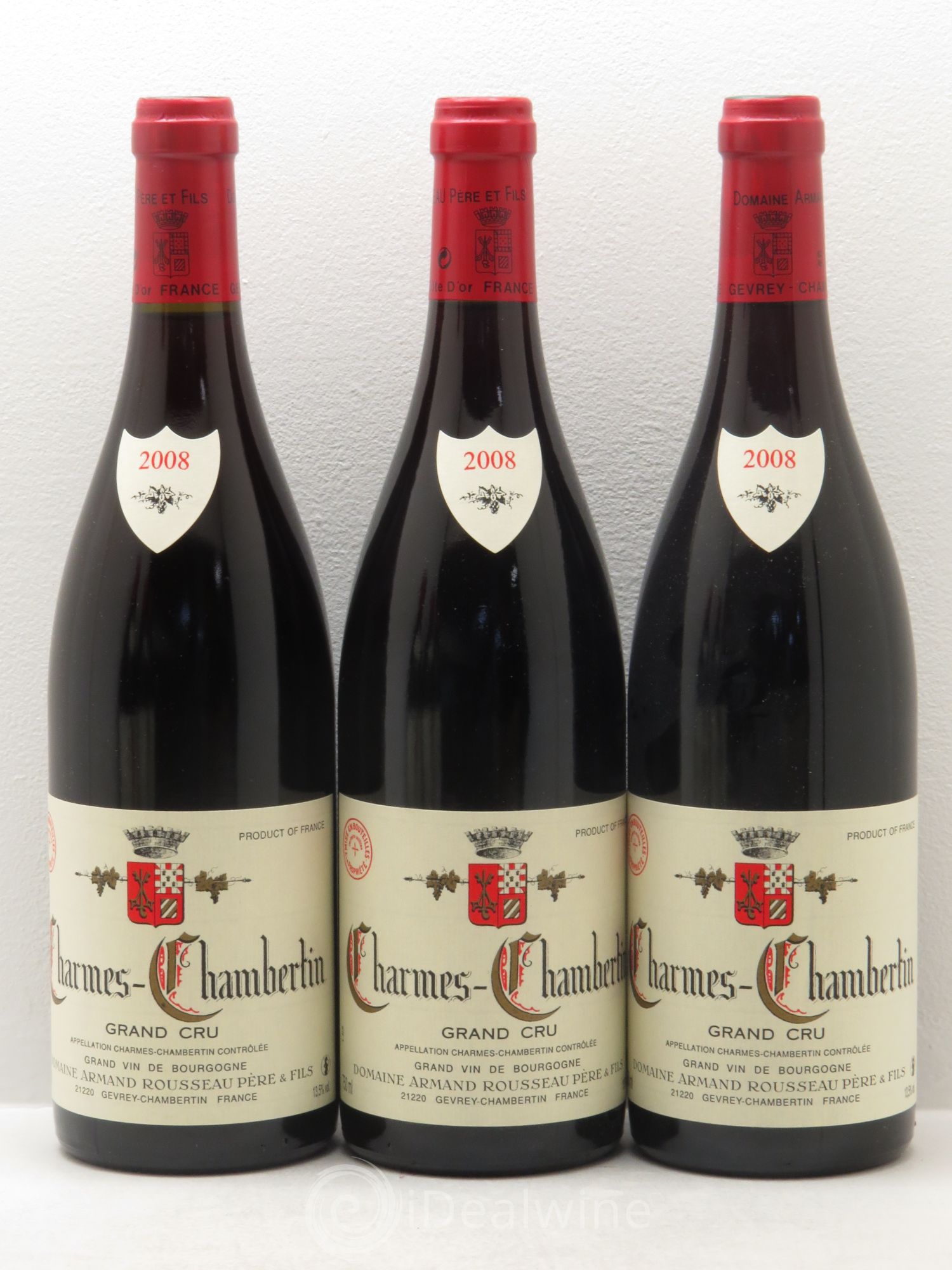Charmes-Chambertin Grand Cru Armand Rousseau (Domaine) 2008 - Lot de 6 bouteilles - 1