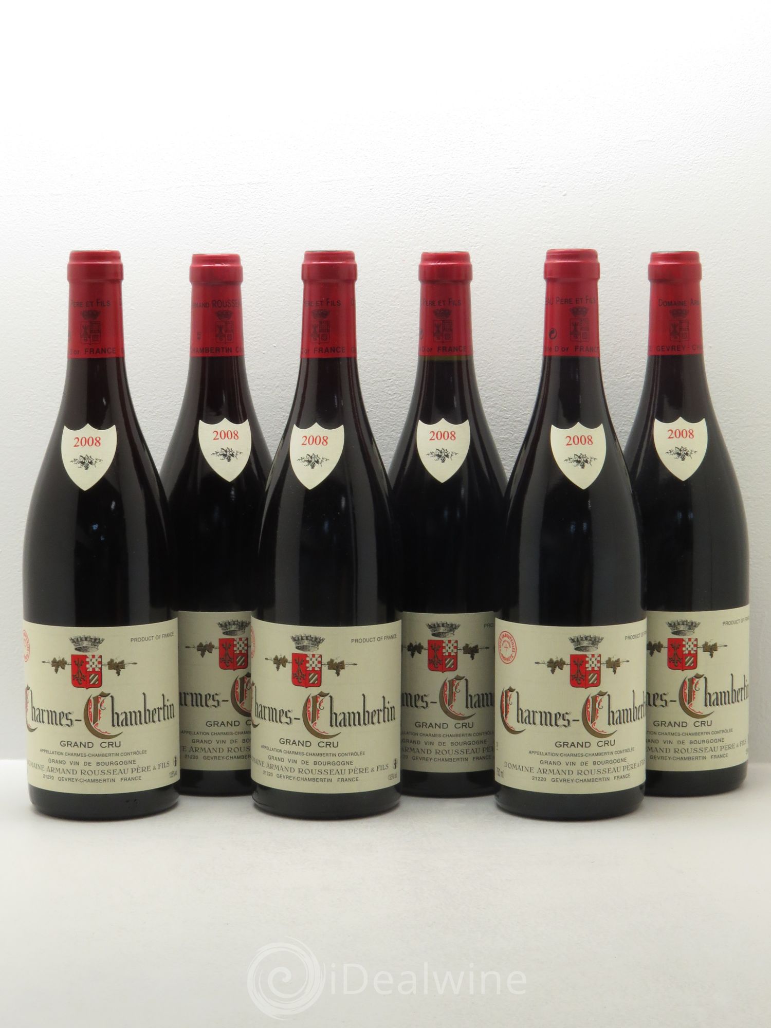 Charmes-Chambertin Grand Cru Armand Rousseau (Domaine) 2008 - Lot de 6 bouteilles - 0