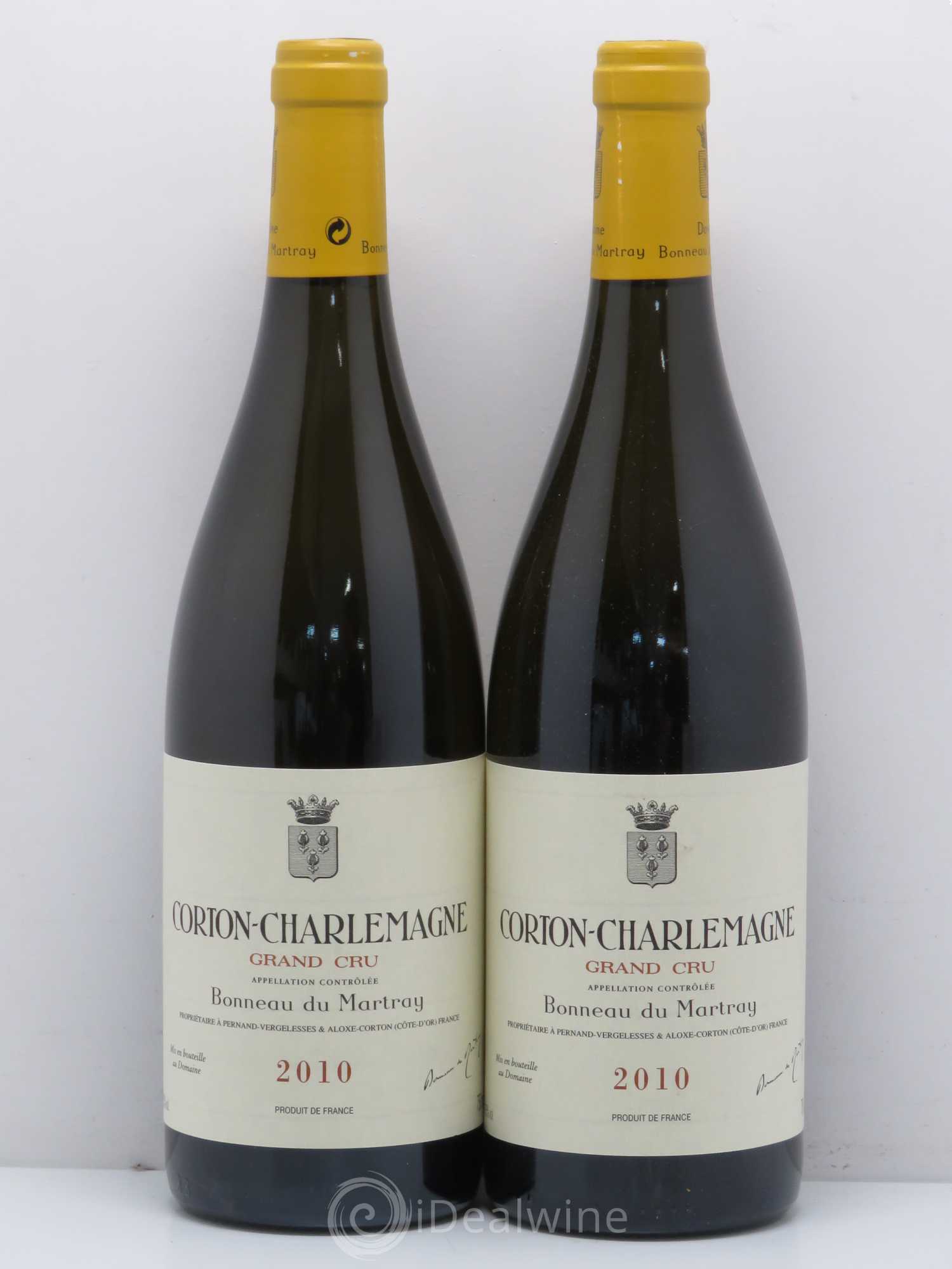 Corton-Charlemagne Grand Cru Bonneau du Martray (Domaine) 2010 - Lot de 2 bouteilles - 0