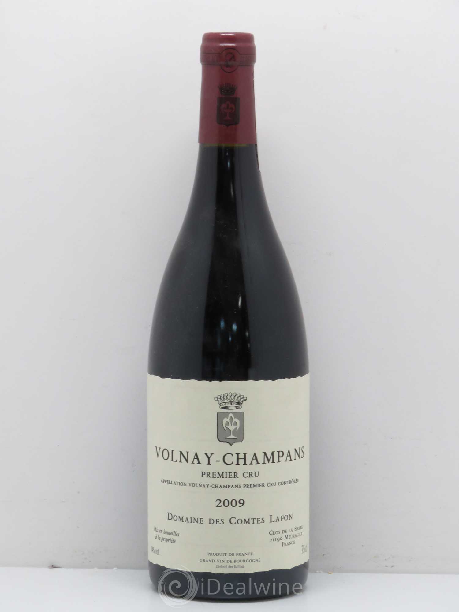 Volnay 1er Cru Champans Comtes Lafon (Domaine des) 2009 - Lot de 1 bouteille - 0